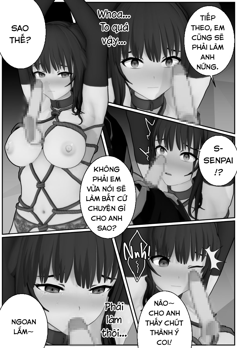 Đọc truyện hentai Hậu bối bé bỏng dễ thương của tôi không còn bướng bỉnh nữa! (Genshin Impact) - Oneshot