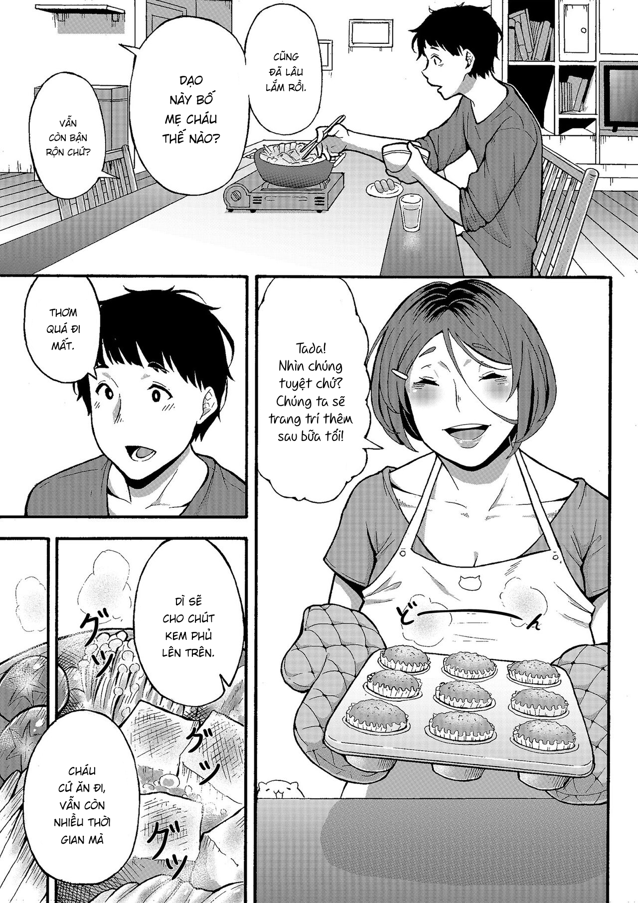 Đọc truyện hentai Có muốn làm mấy chuyện hư hỏng với dì khum? - Oneshot