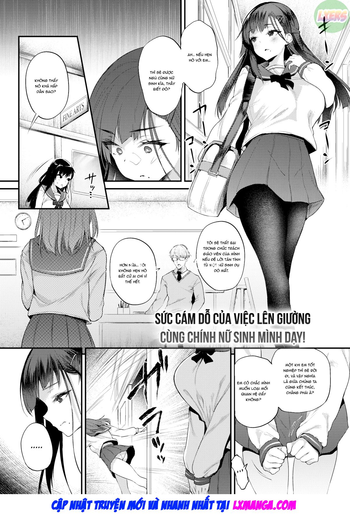 Đọc truyện hentai Tôi không bận tâm với bất cứ ai trừ một nữ sinh - Oneshot