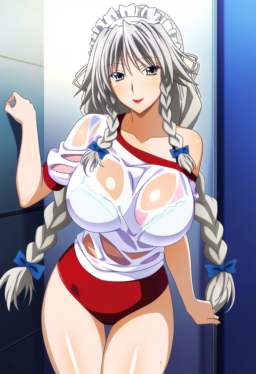 Đọc truyện hentai Tuyển tập Albums Art hentai - Chap 274 - Grayfia AI illustration gymnastics bloomers