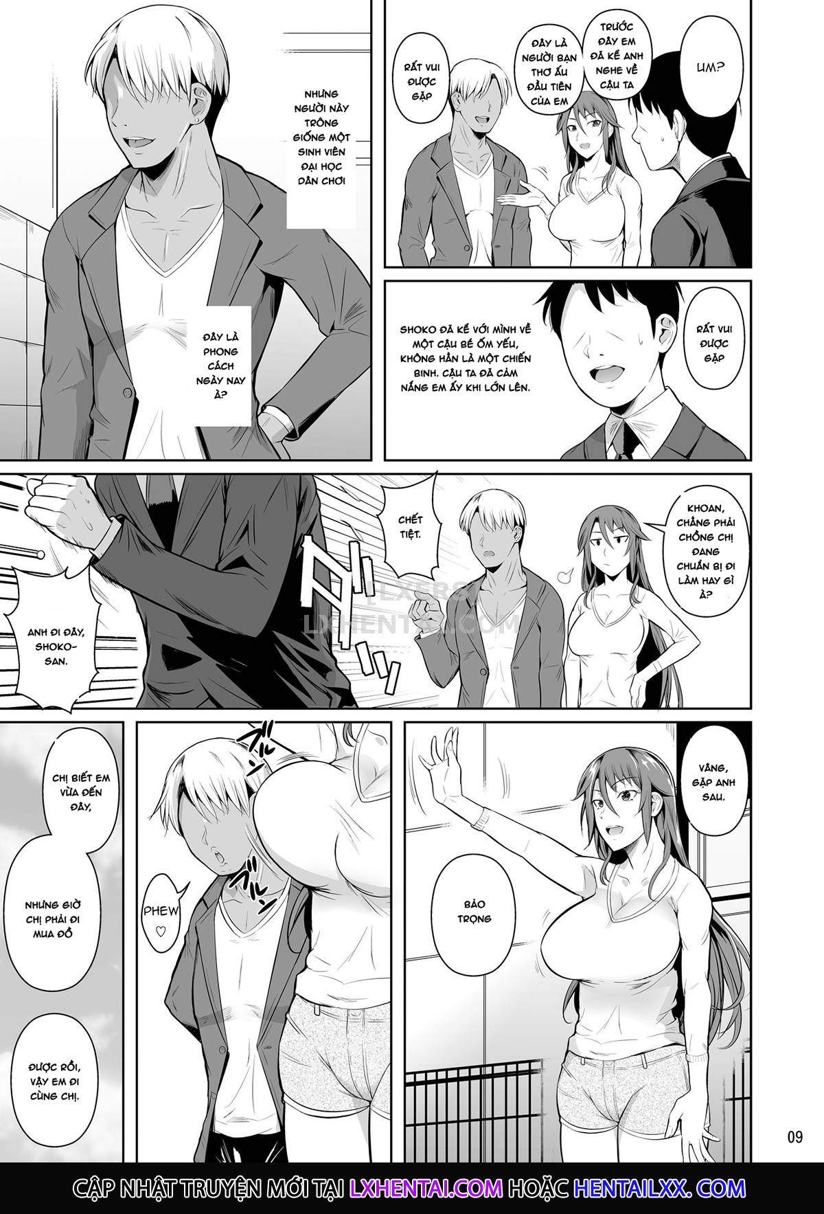 Đọc truyện hentai The Downtown Shopping Street's Wife's Holes - Chap 3