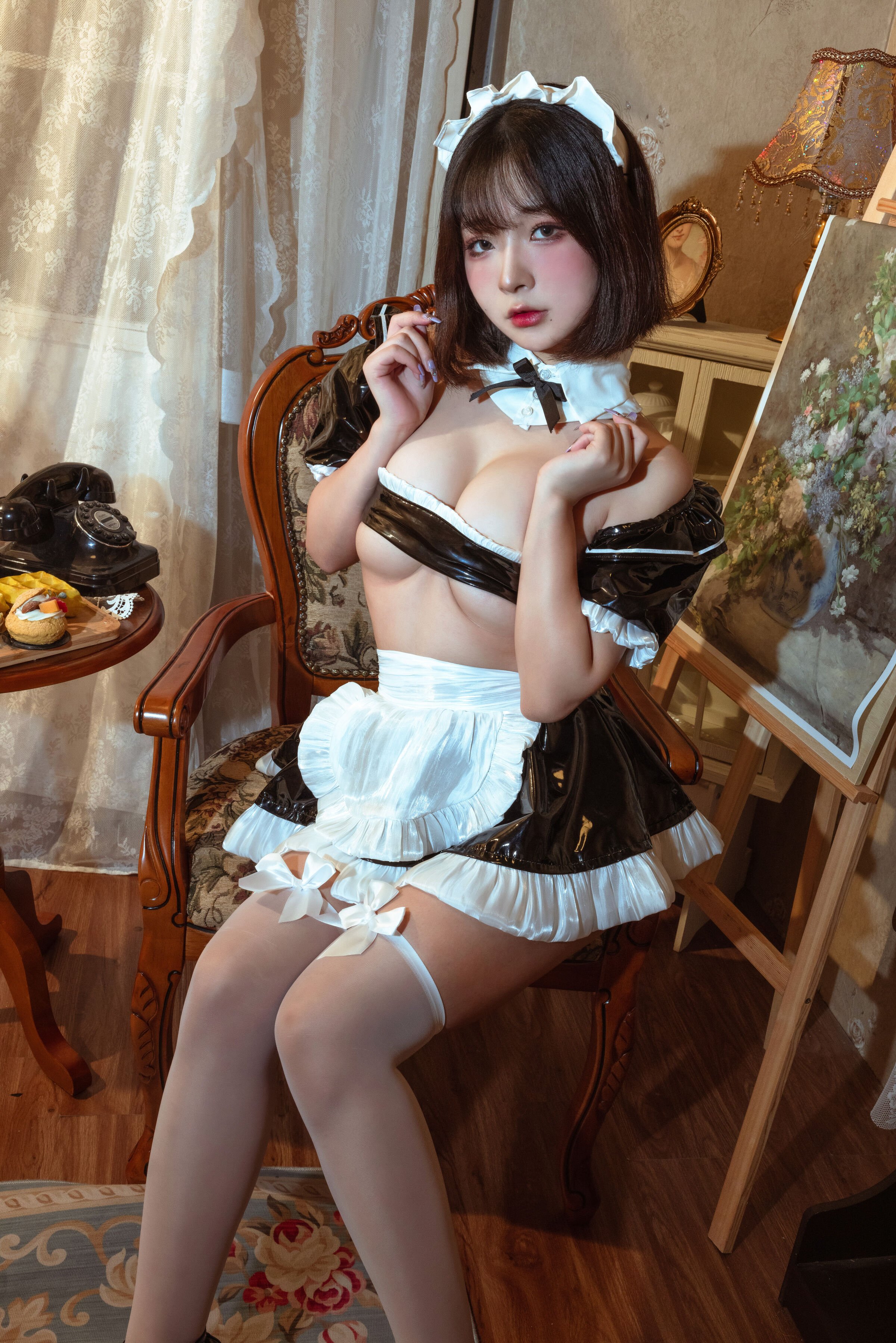 Đọc truyện hentai Tuyển tập Albums siêu phẩm Cosplay - Chap 202 - yuuhui maid holiday