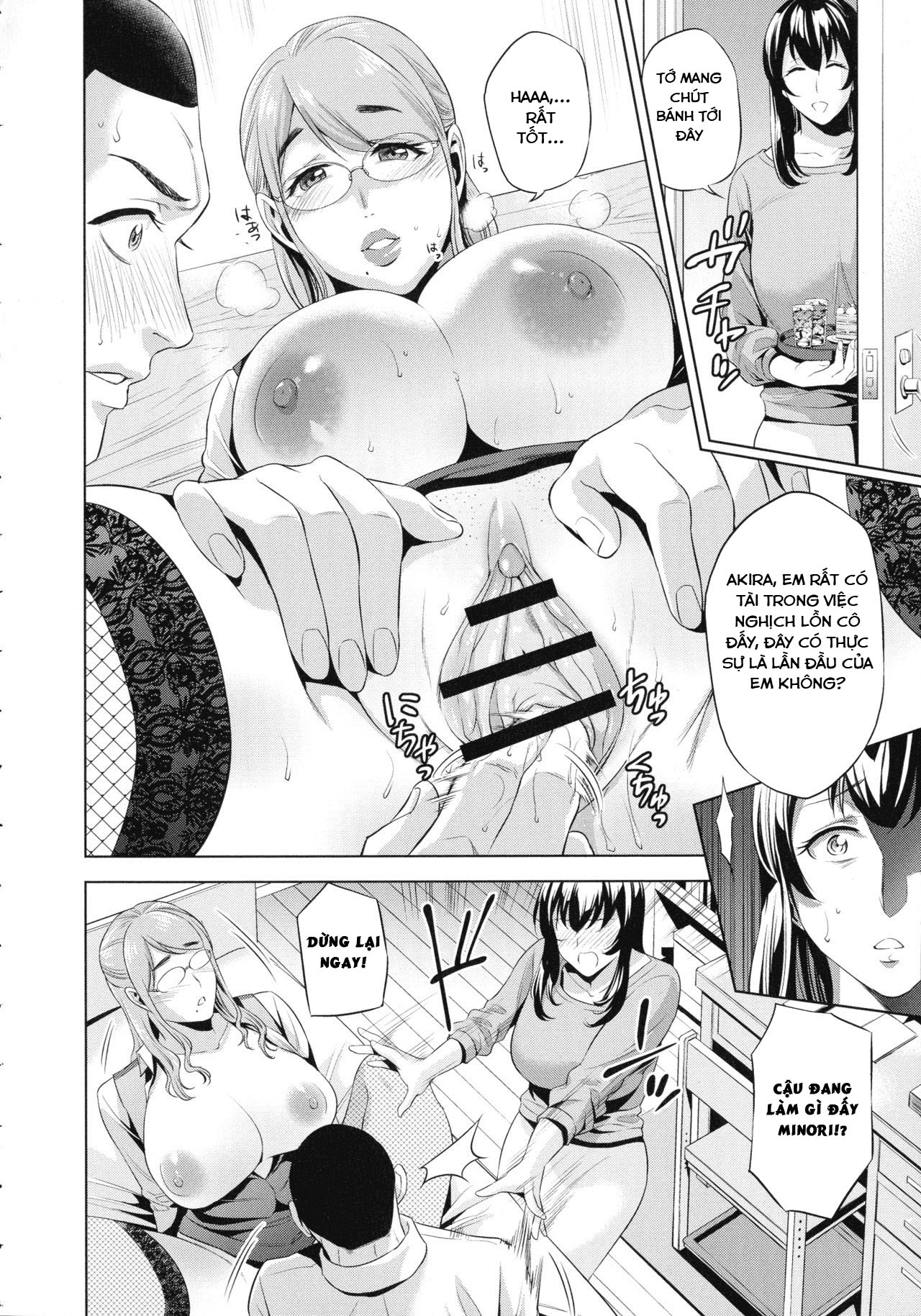 Đọc truyện hentai Gia sư, mẹ và tôi!!! - Oneshot