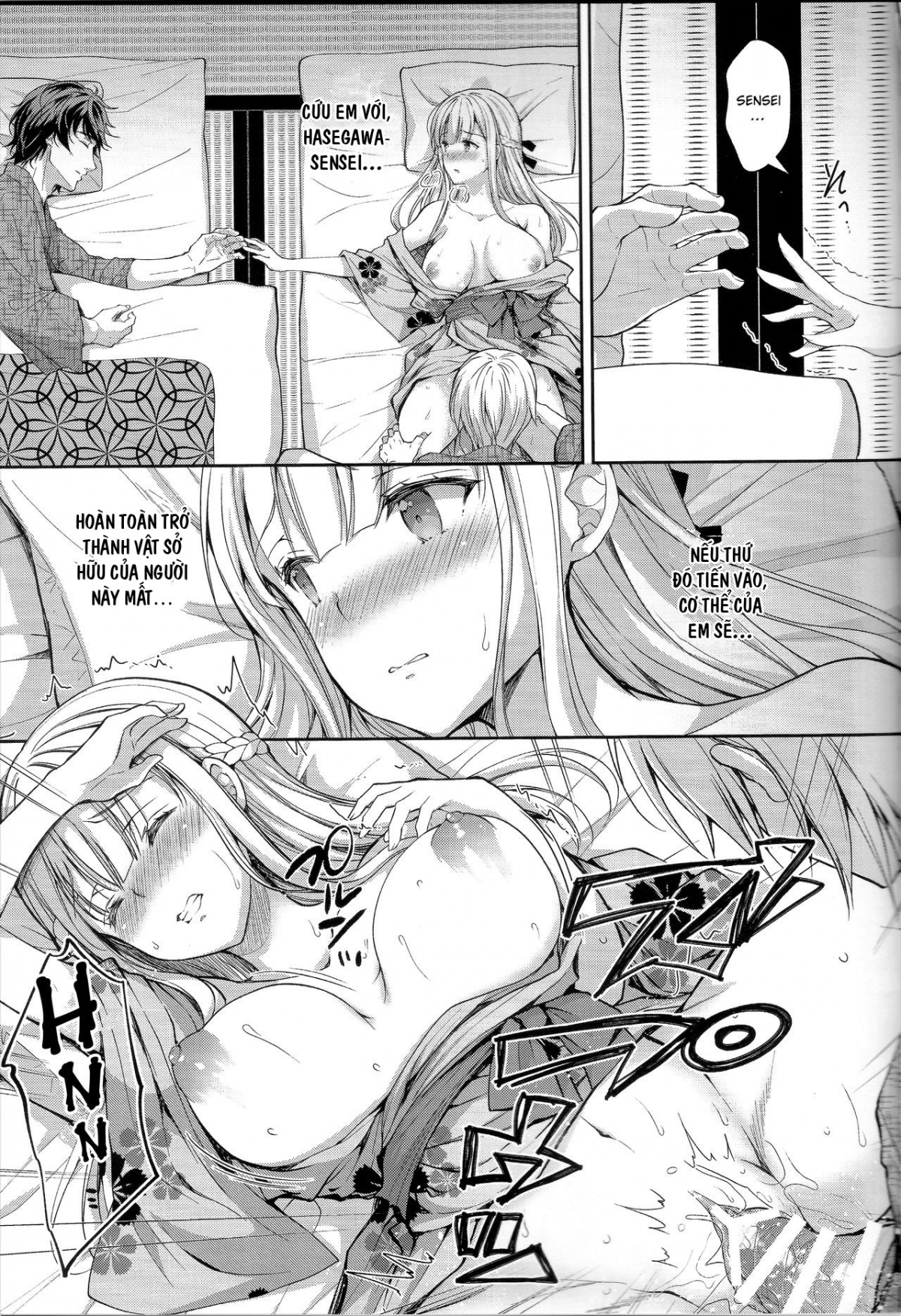 Đọc truyện hentai Indeki no Reijou - Chap 4 ~ Kare no Tonari de Nureru Insei ~