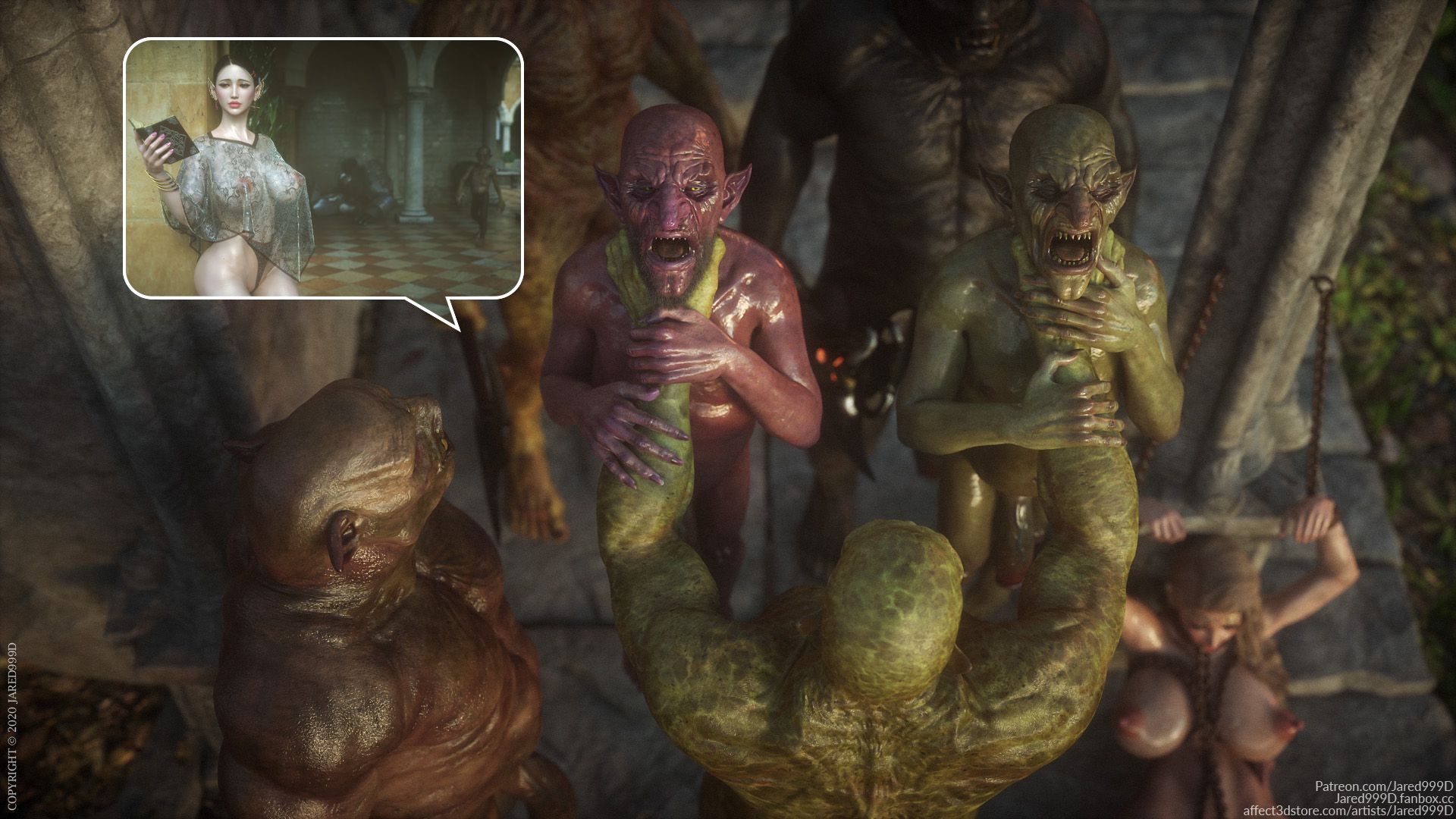 Đọc truyện hentai Elf Slave - Chapter 8.5: The Final