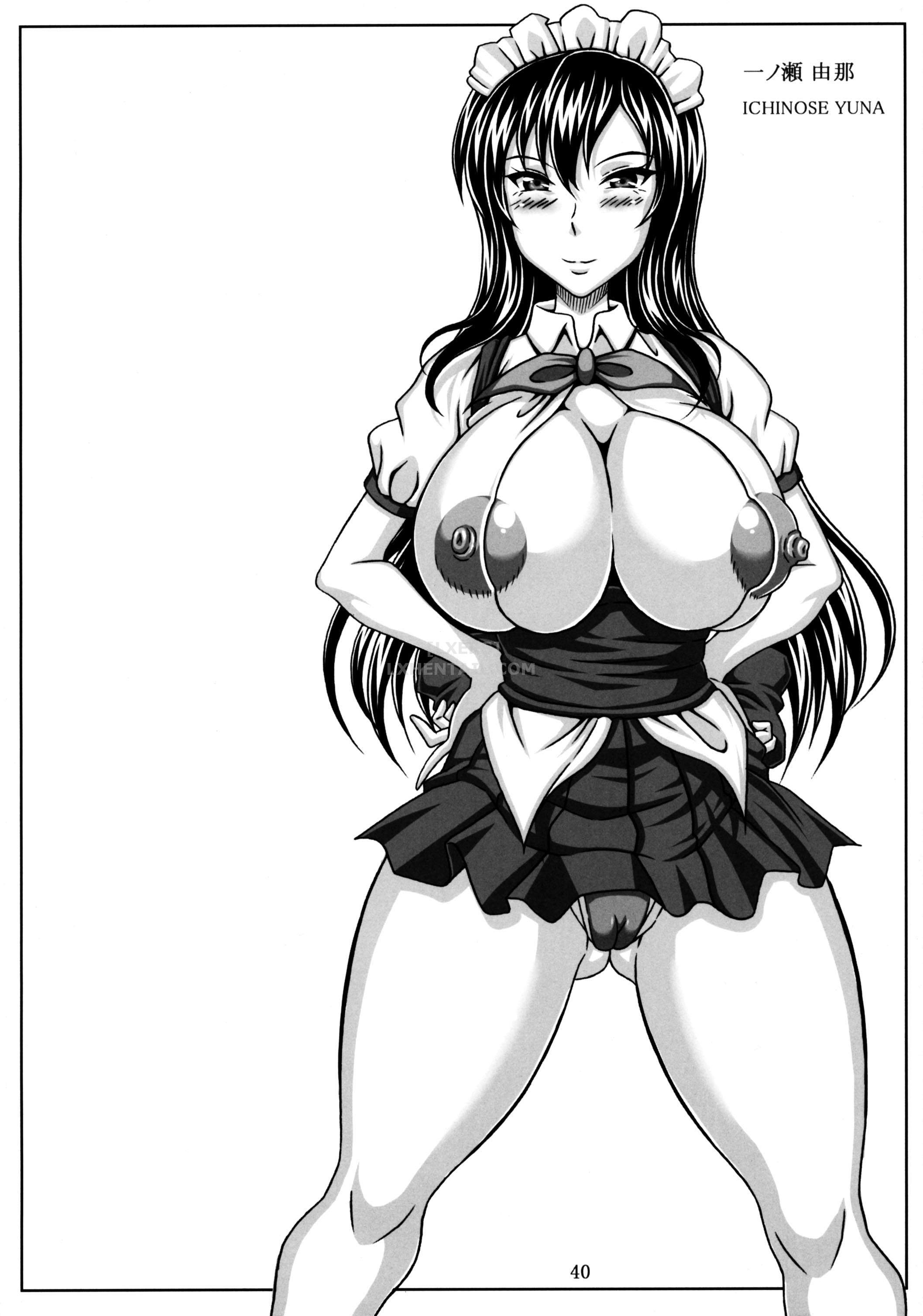 Đọc truyện hentai Minna no Bakunyuu Ona-maid - Oneshot