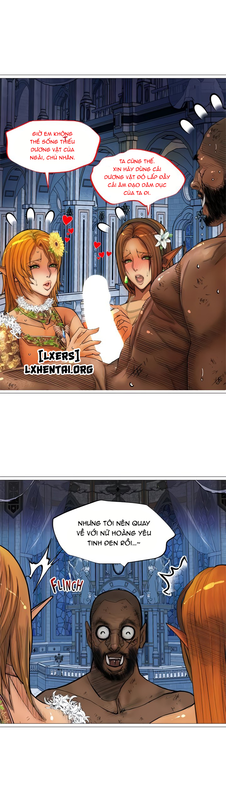 Đọc truyện hentai Nữ Hoàng Dark Elf Và Nô Lệ Orc - Chap 30