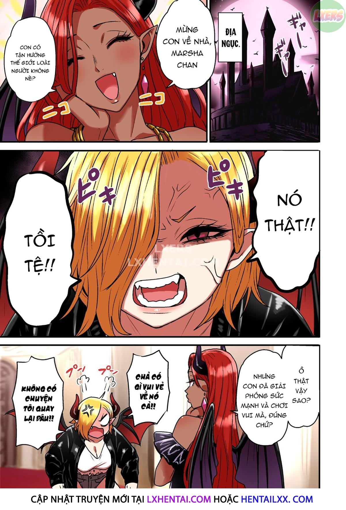 Đọc truyện hentai Junjou Yankee Succubus Marsha-Chan - Chap 2 - [END]