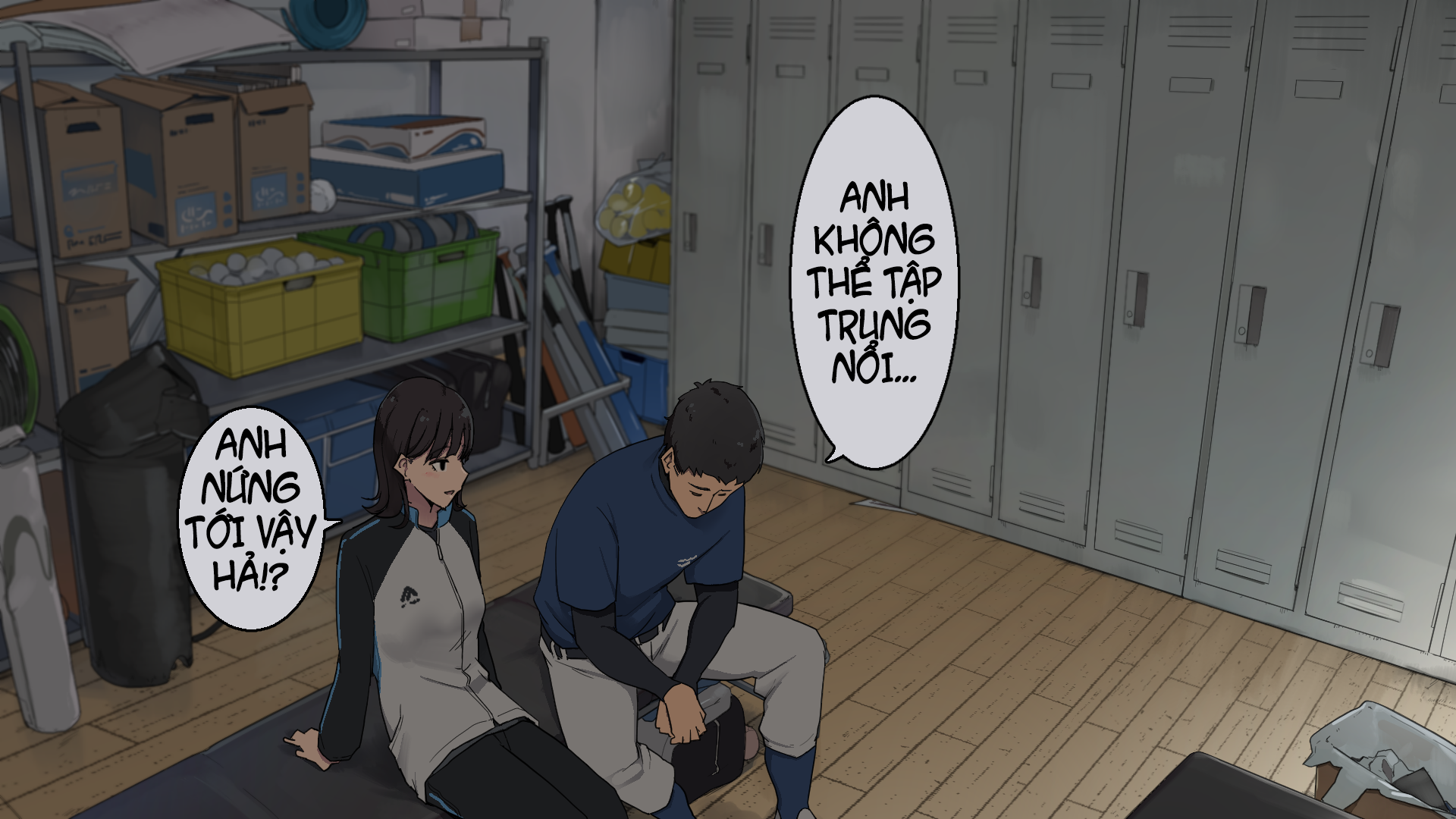 Đọc truyện hentai Tsukiatteru Senpai Joshi Manager Ni Bushitsu De Nuite Morau - Oneshot