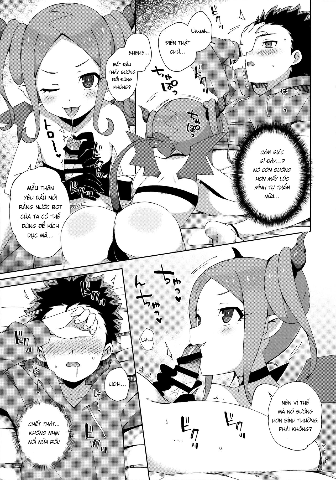 Đọc truyện hentai Hajimete wa Succubus - Oneshot