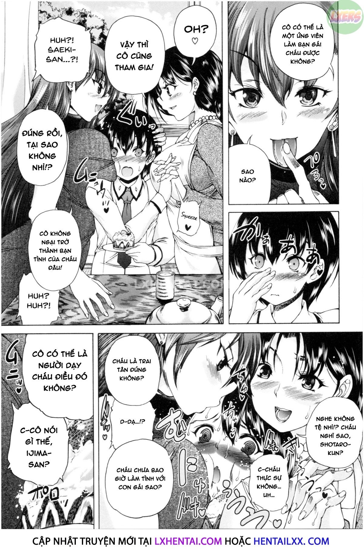 Đọc truyện hentai Oba-Shota Harem - Chap 1