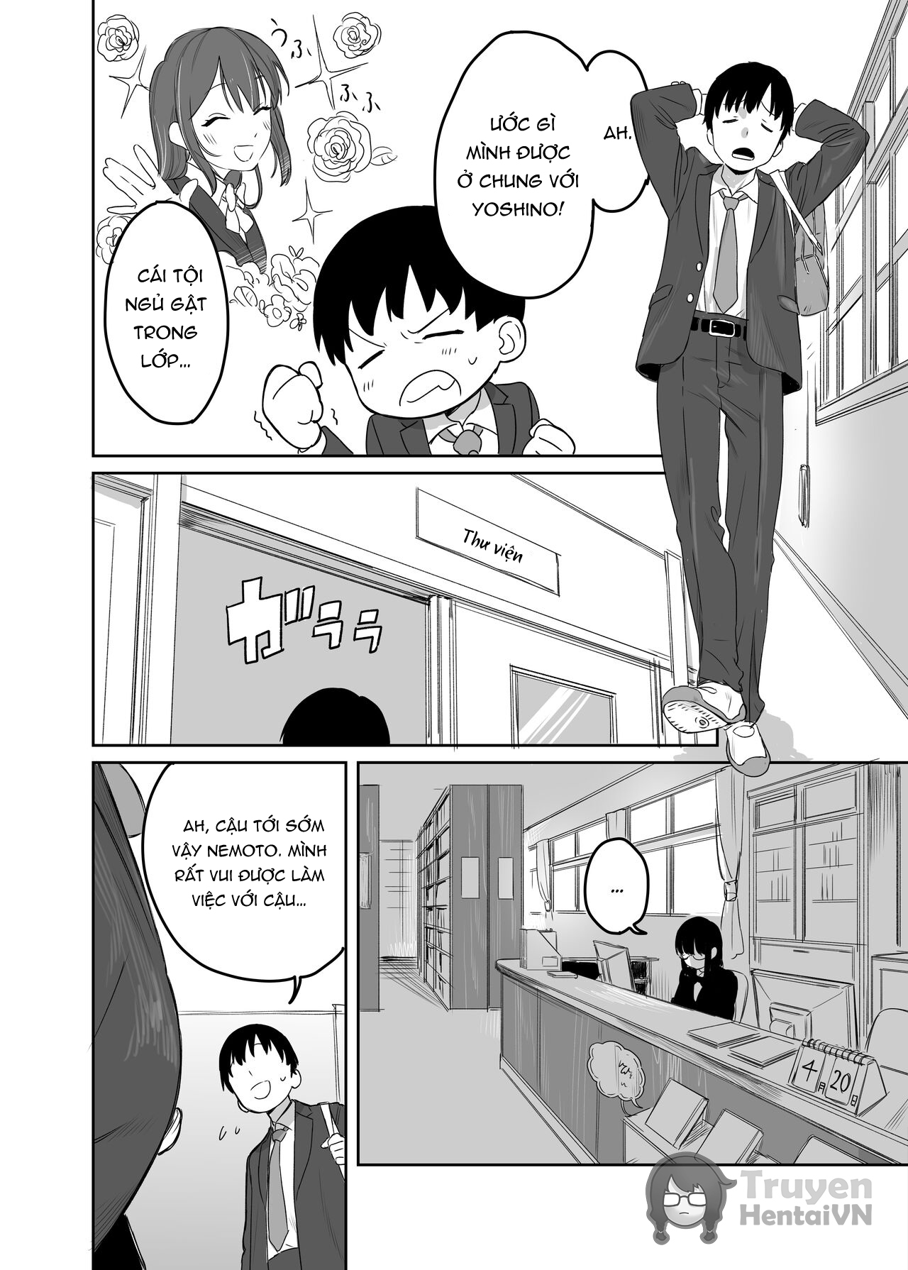 Đọc truyện hentai Yomenai Kimi to | With You, Who Is Hard To Read - Oneshot