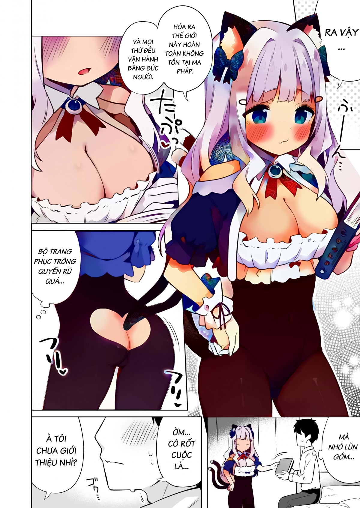 Đọc truyện hentai Hirotta Madousho de Chinmai Nekomimi-chan to Ecchi Dekiru Hon - Oneshot nứng