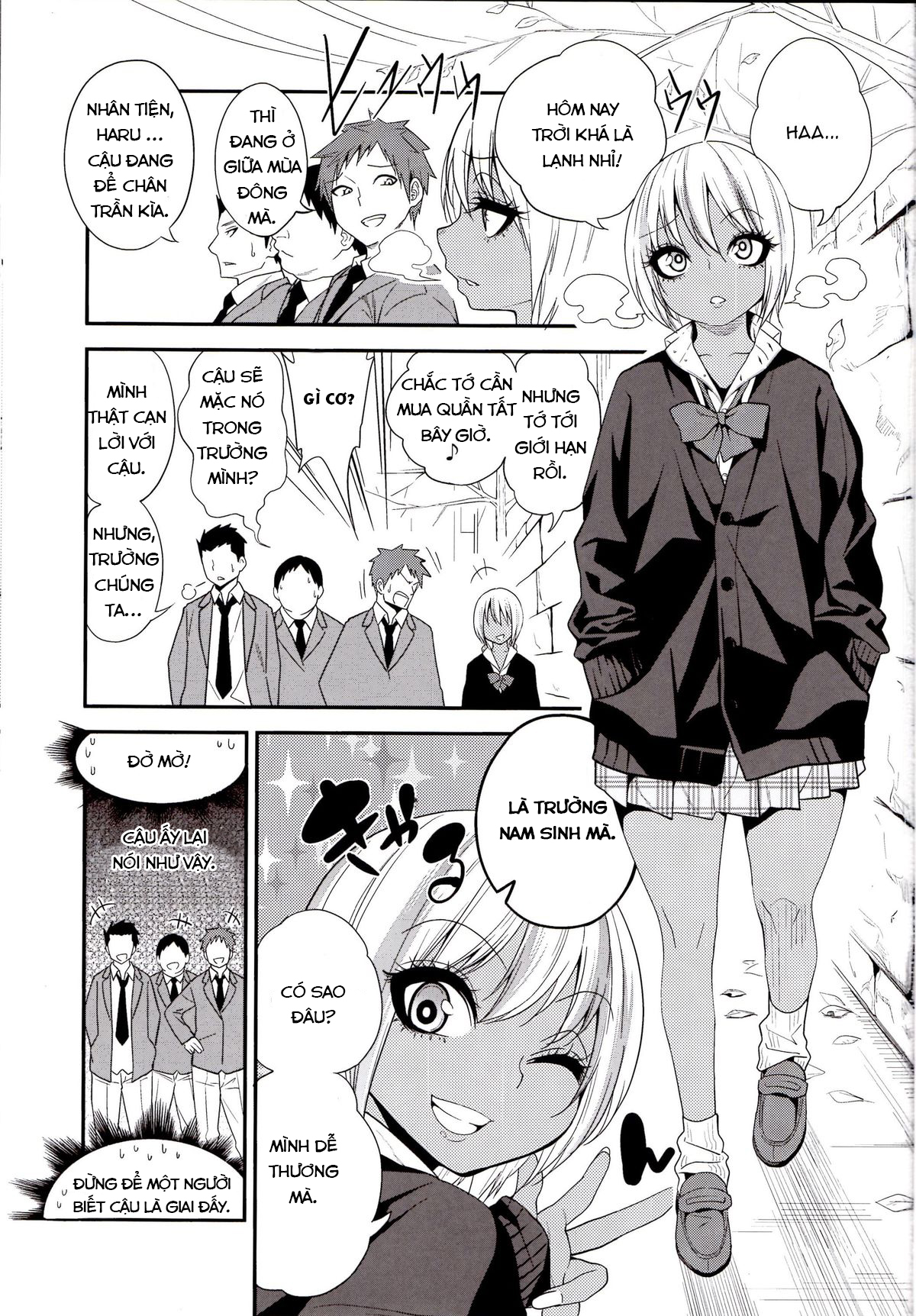 Đọc truyện hentai Cậu bé thích mặc đồng phục nữ sinh - Oneshot (Trap)