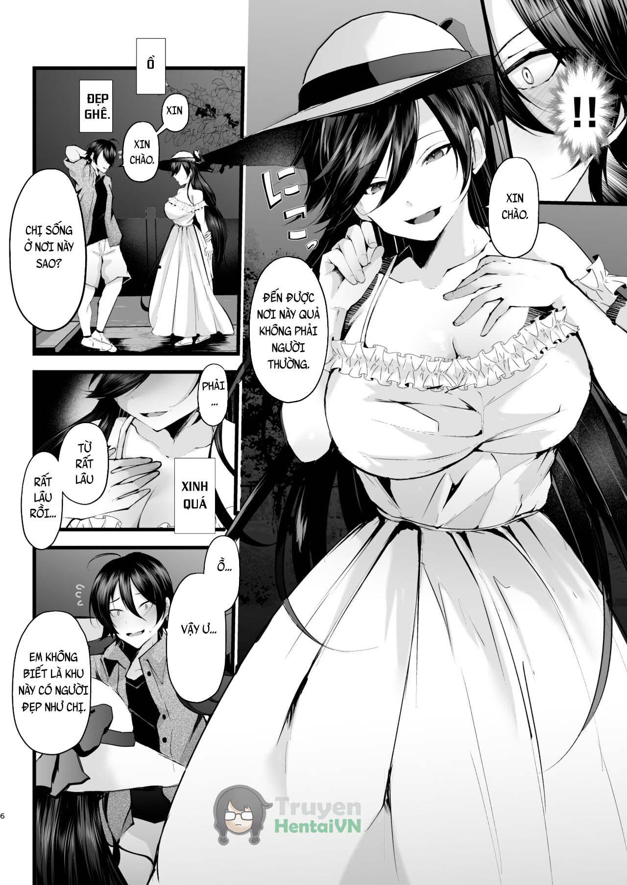 Đọc truyện hentai Boku o Shinu made Amayakashite Kureru Zenkoutei Onee-san - Oneshot