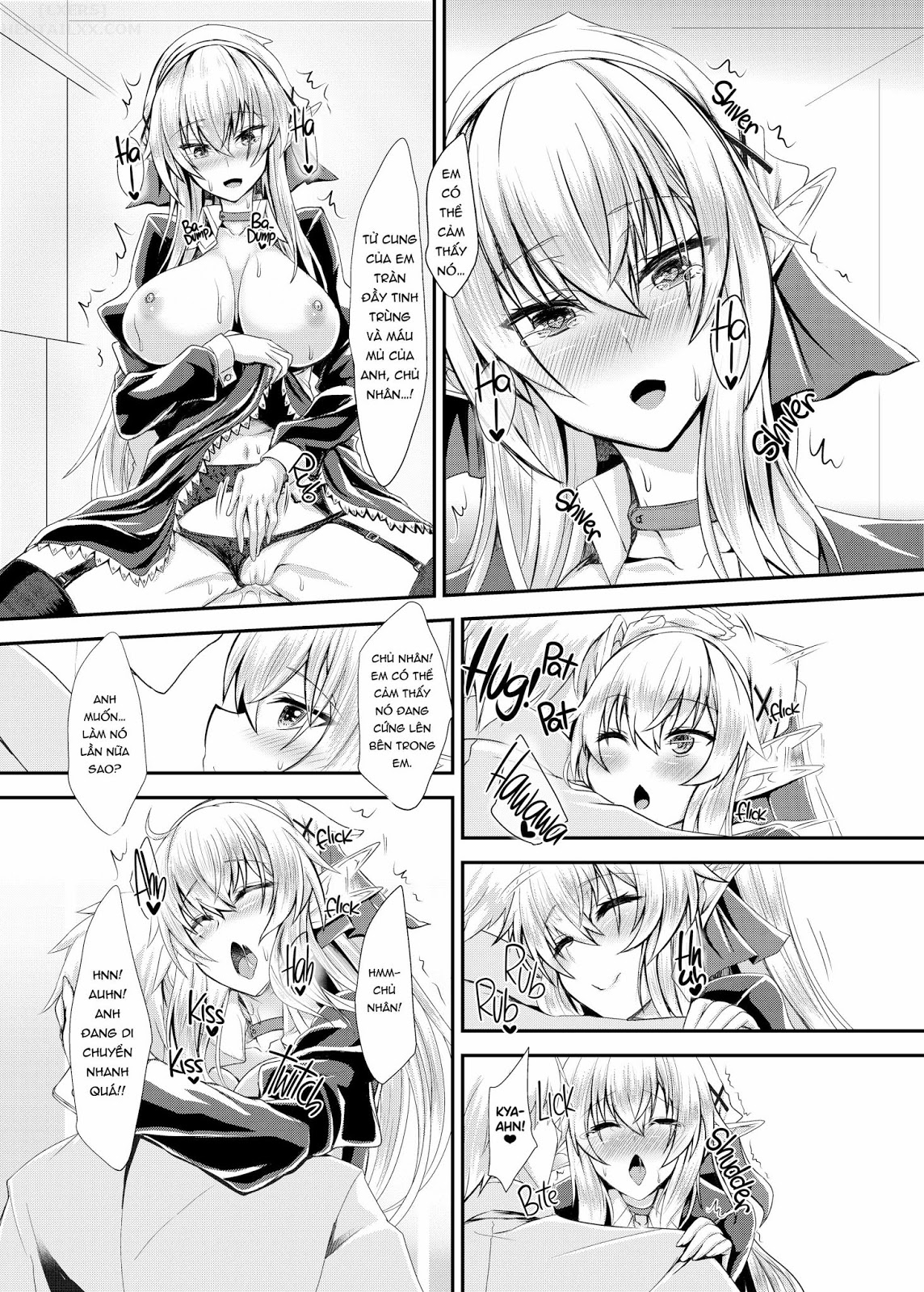 Đọc truyện hentai I Love You So, Young Master! - Chap 1 - I Want to Enjoy Wild Sex with My Elf Maid-