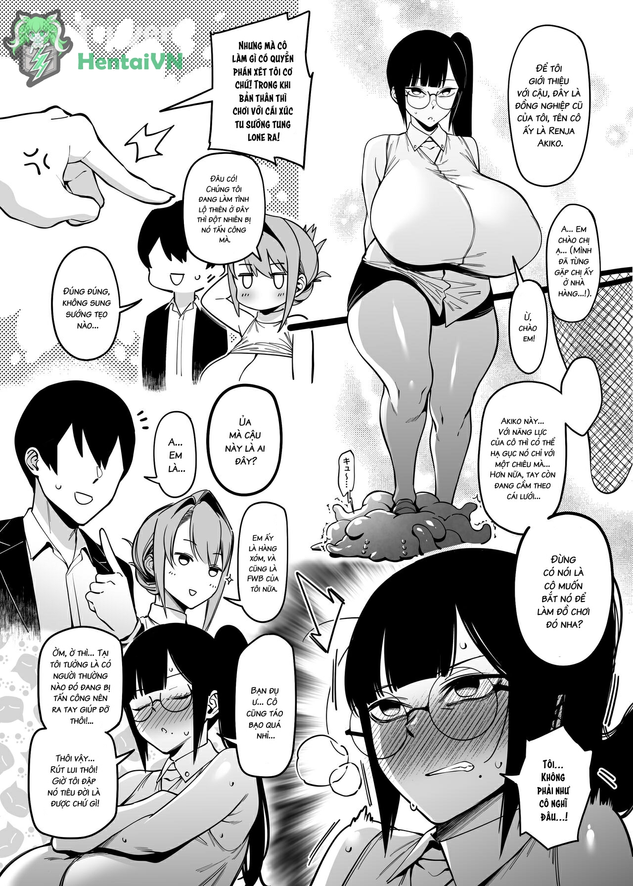 Đọc truyện hentai Otonari-san wa Yami Soshiki ni Nikutai Kaizou sareta Moto Seigi Sentai Member deshita - Chap 3