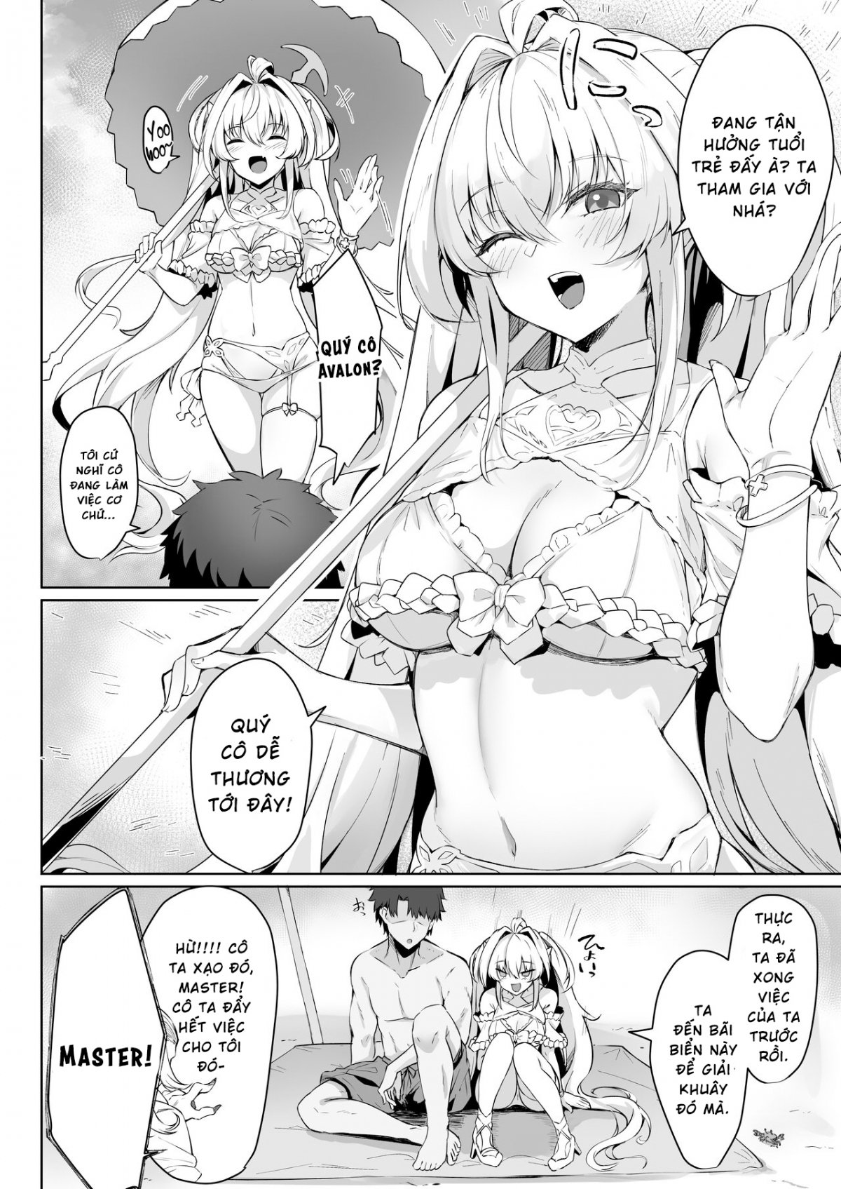Đọc truyện hentai Chaldea Midsummer Vacation Lady ❤ Avalon Edition - Oneshot