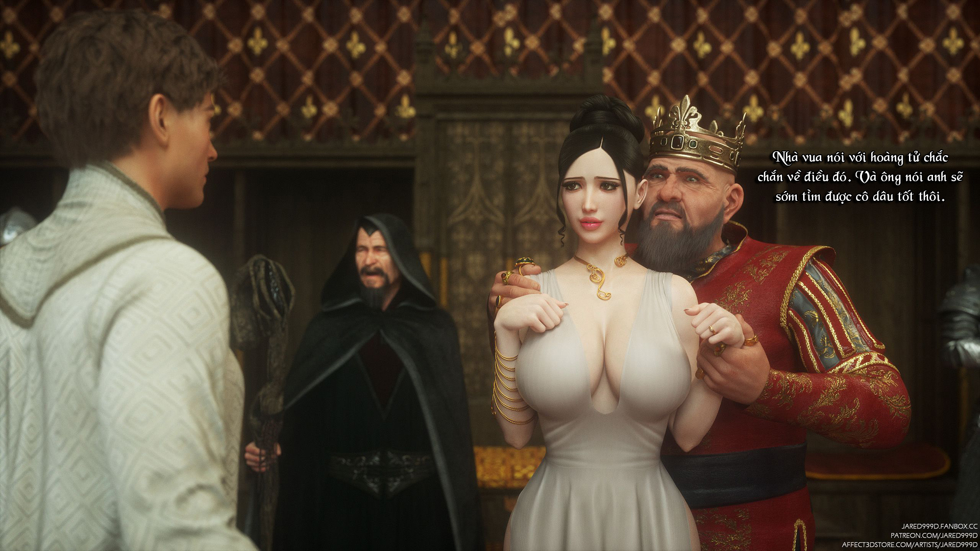 Đọc truyện hentai Fallen Lady - Vol 1 - Chap 3: Em phải là hoàng hậu của ta.