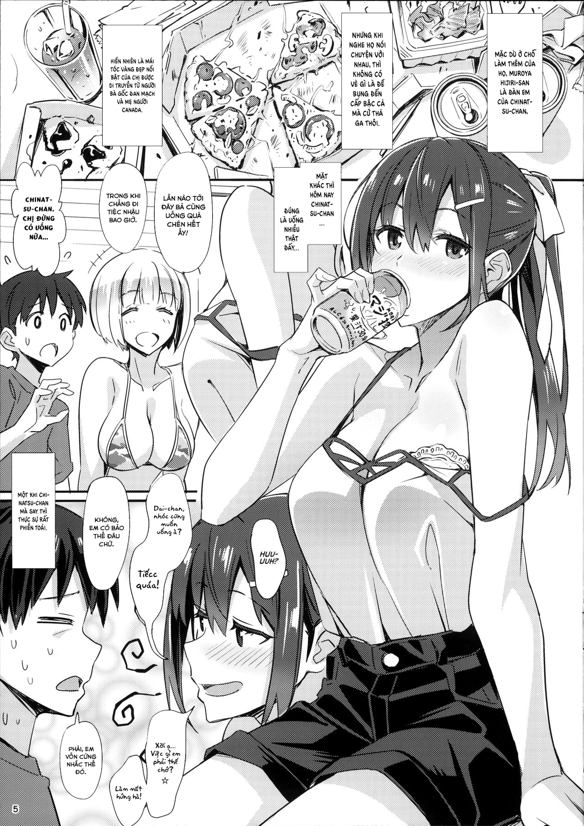 Đọc truyện hentai Kỳ nghỉ lấp lánh - Chap 2: Threesome