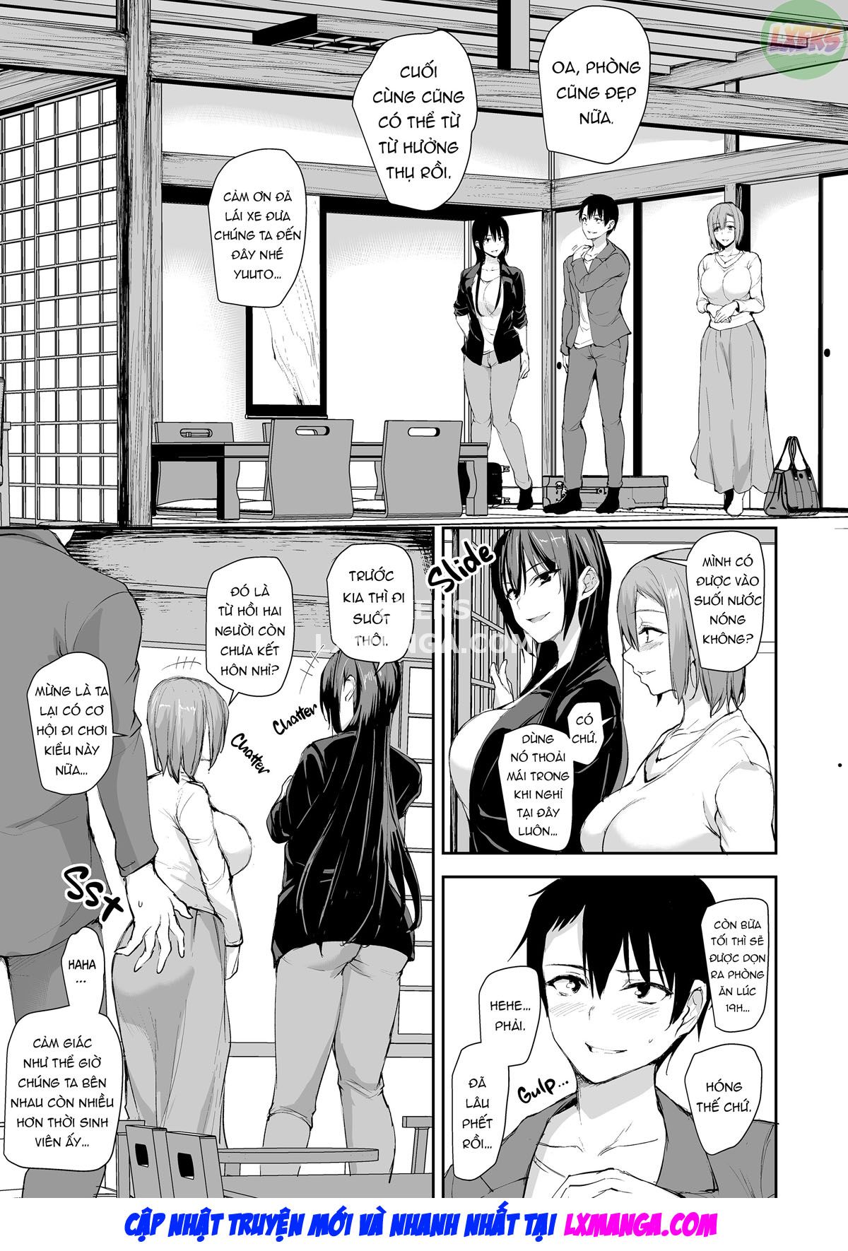 Đọc truyện hentai Không lên đỉnh nổi nếu không có hai cặp vú khủng nên vợ tôi đã đưa bạn của cô ấy đến! - Chap 2