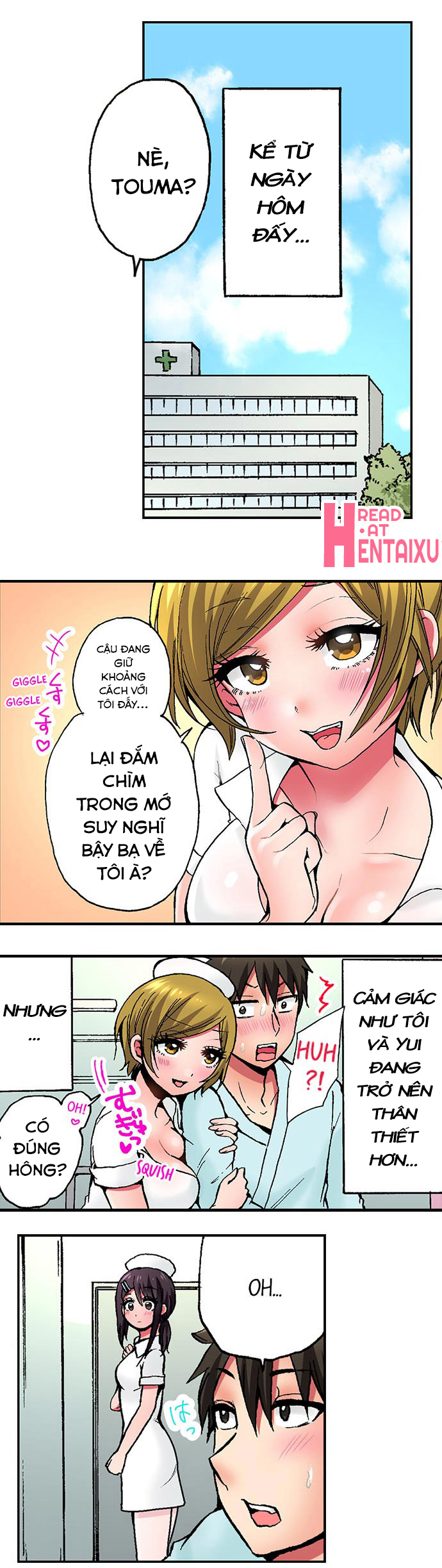 Đọc truyện hentai Pranking the Working Nurse - Chap 7