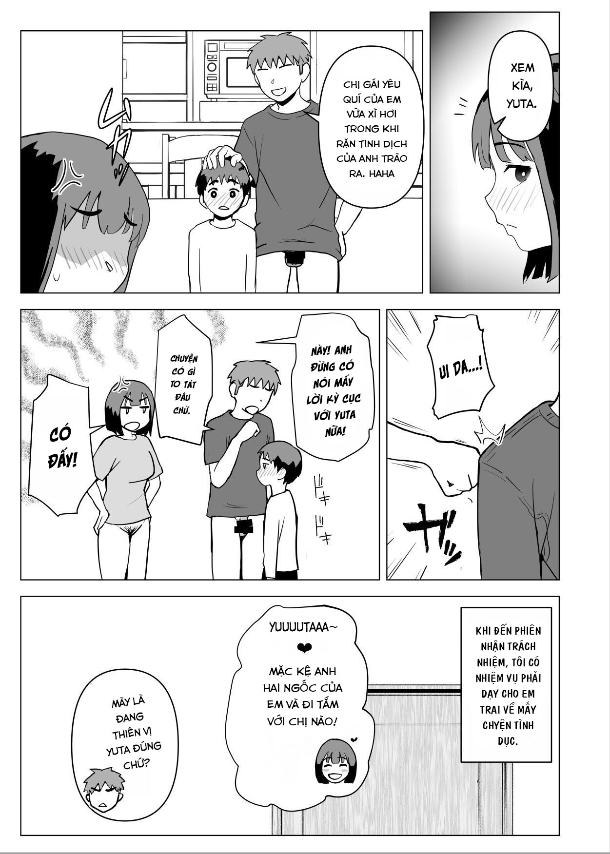 Đọc truyện hentai Việc có một gia đình ở nhà là điều bình thường (loạn luân) - Chap 1