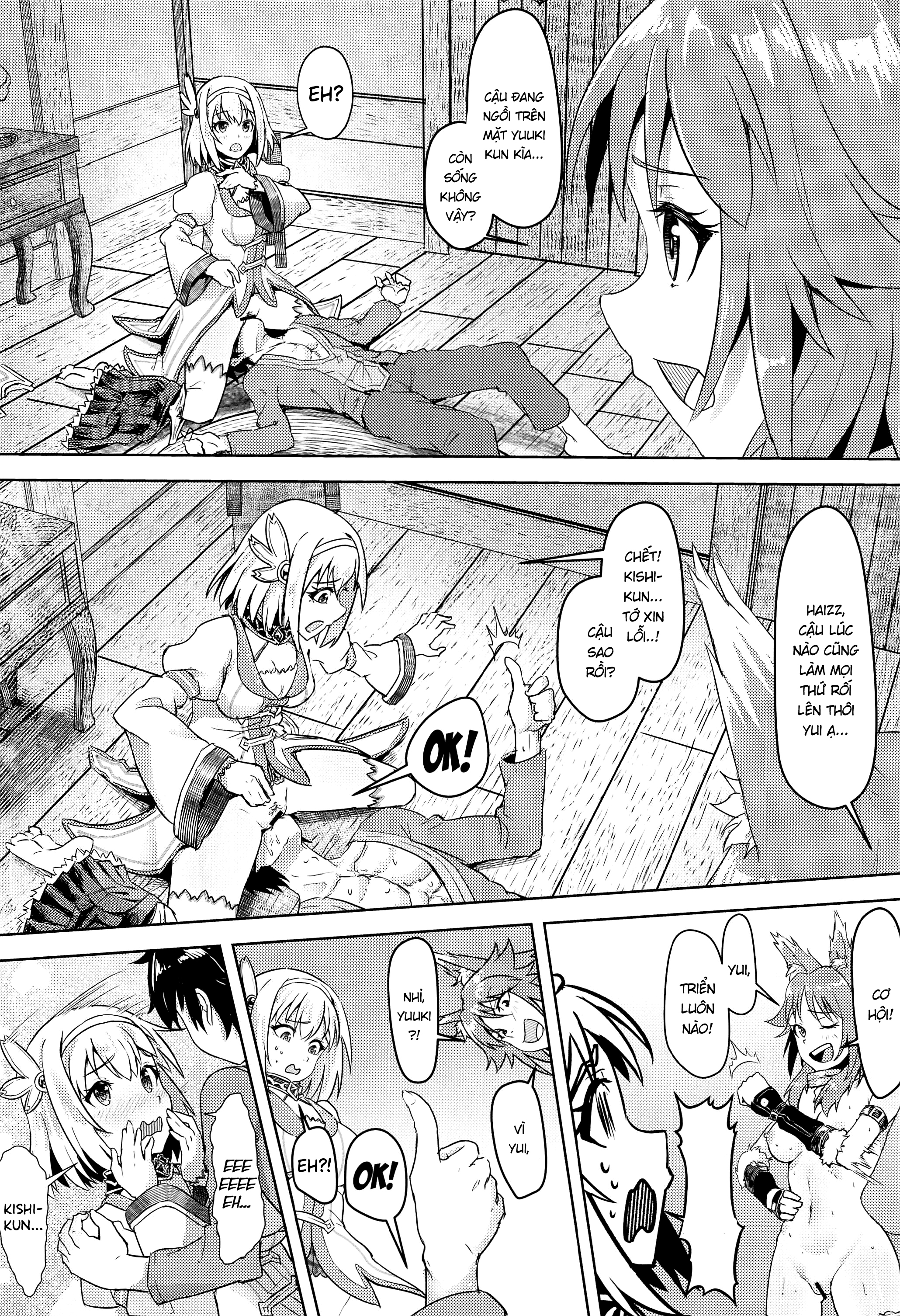 Đọc truyện hentai Yui-chan to Kishi-kun Futarikiri no Hitotoki - Oneshot