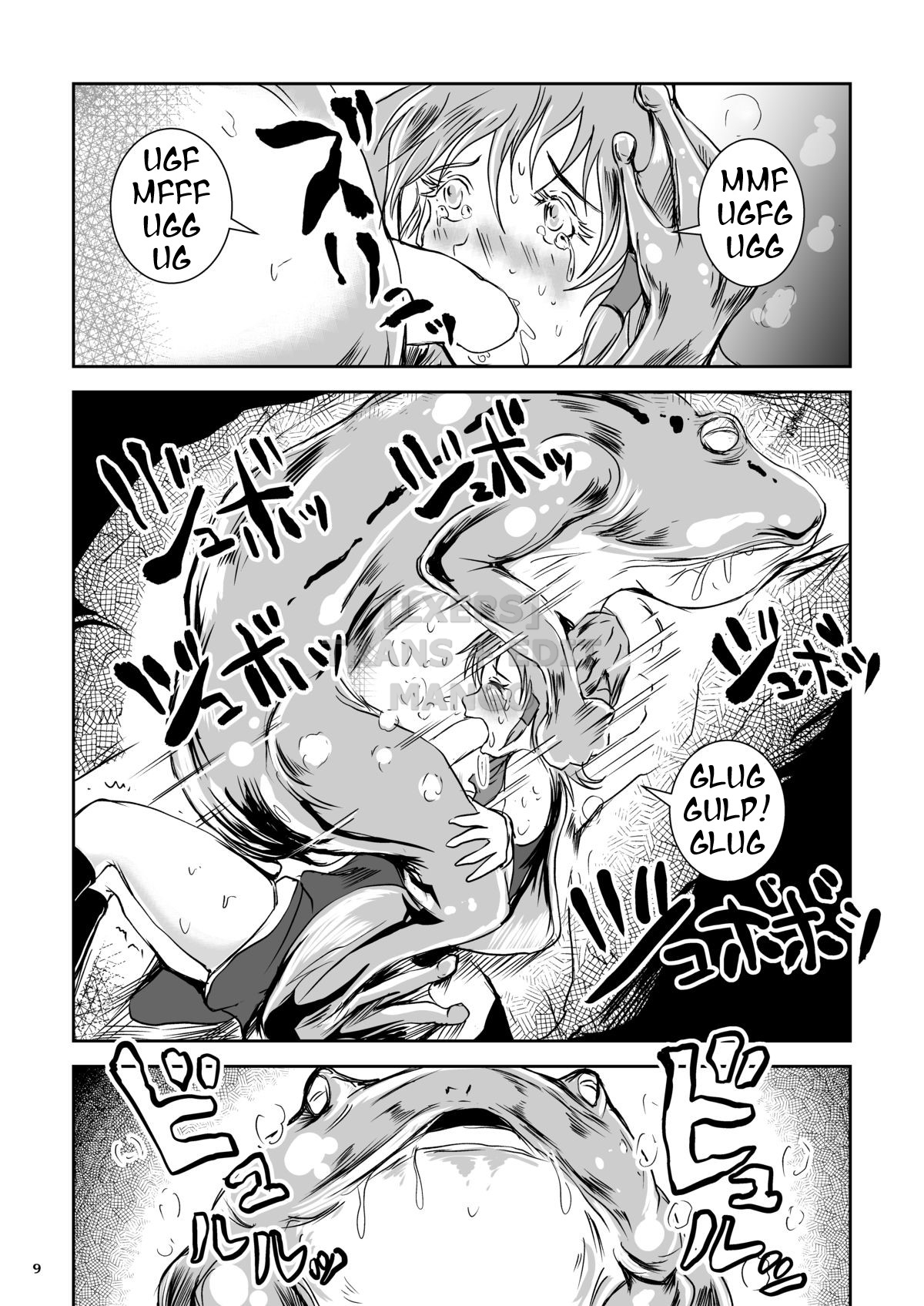 Đọc truyện hentai Atsui Suana De Ase-Ippai No Kaeru Kan - Oneshot