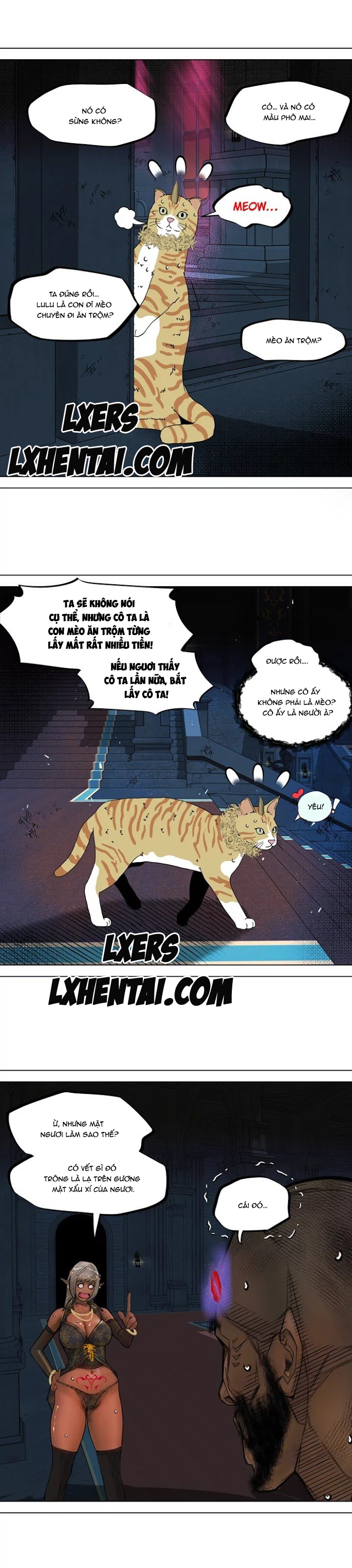 Đọc truyện hentai Nữ Hoàng Dark Elf Và Nô Lệ Orc - Chap 4