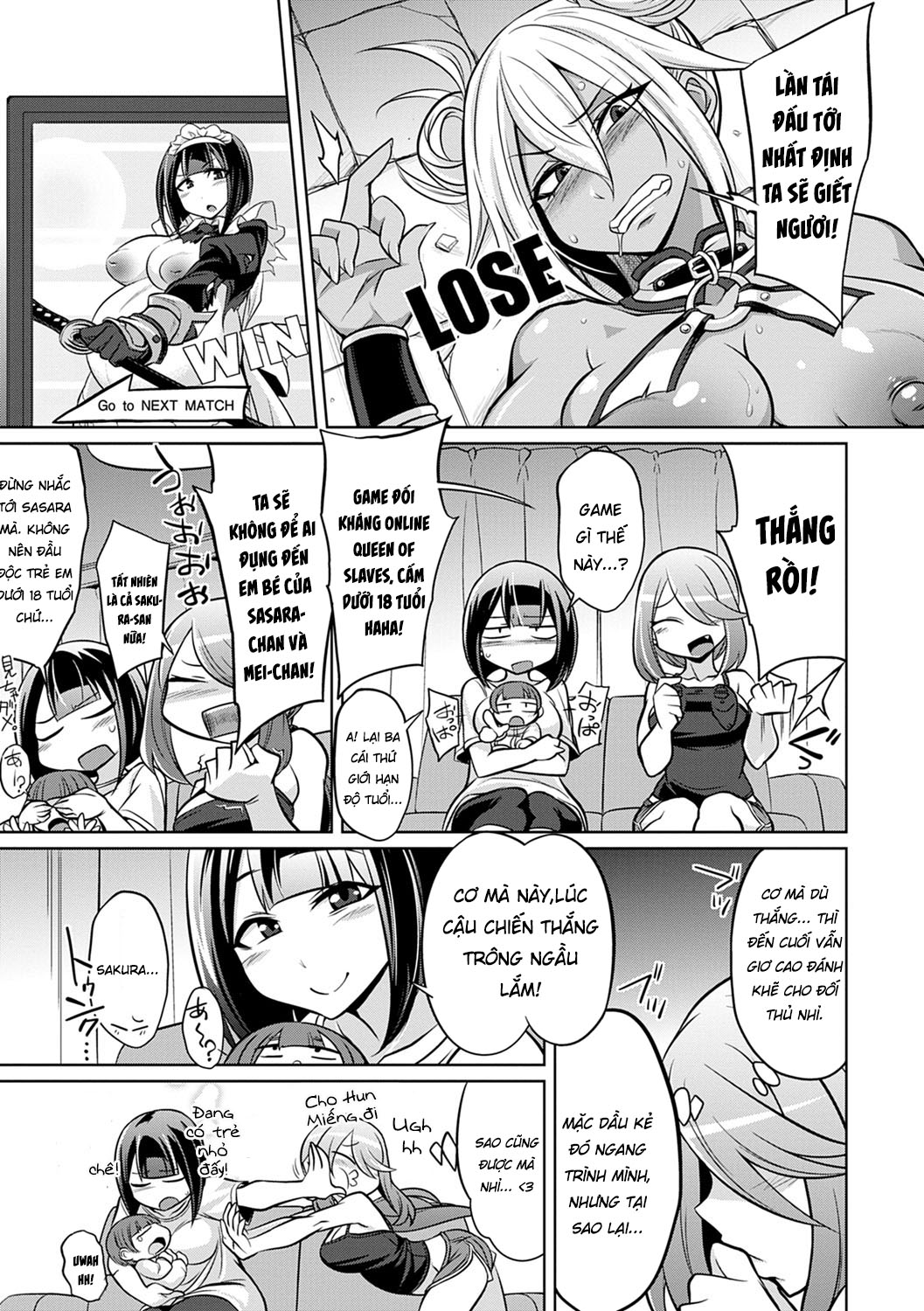 Đọc truyện hentai Nữ hoàng nô lệ Dash Ninja và Puniana gặp nhau và cuối cùng mang thai - Chap 2