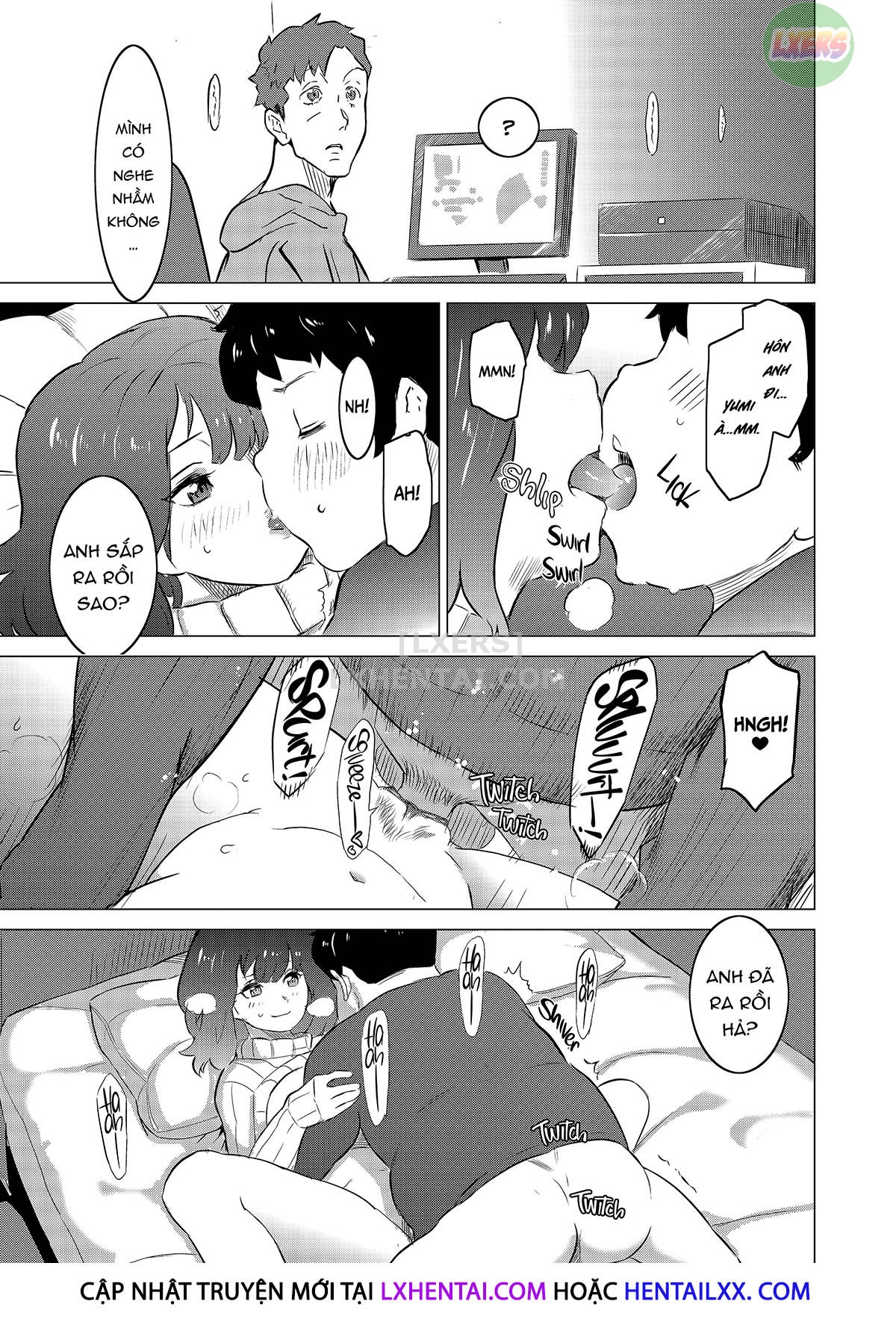 Đọc truyện hentai My Wife Would Never Moan Like in the Unrealistic Porn My Neighbor Watches - Chap 1