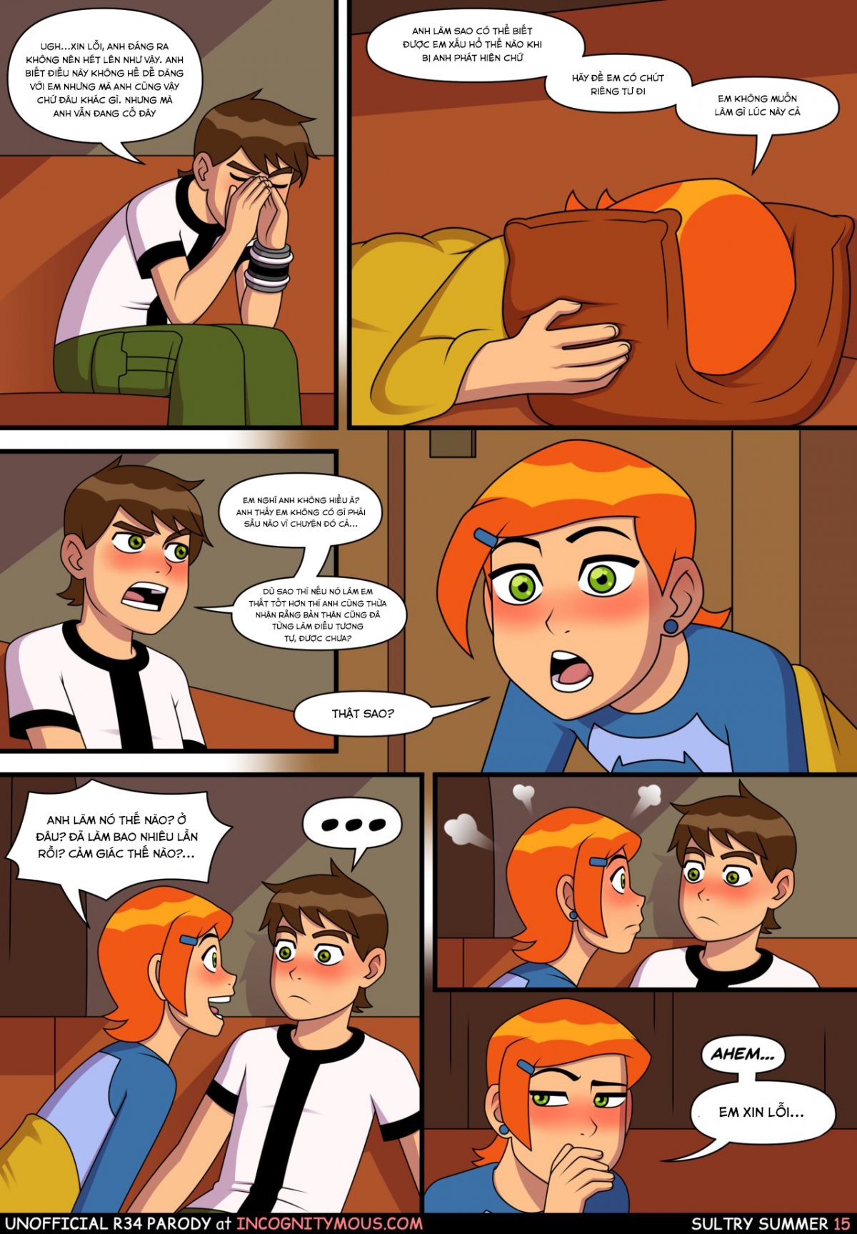 Đọc truyện hentai Mùa hè oi bức (Ben 10) - Chap 1