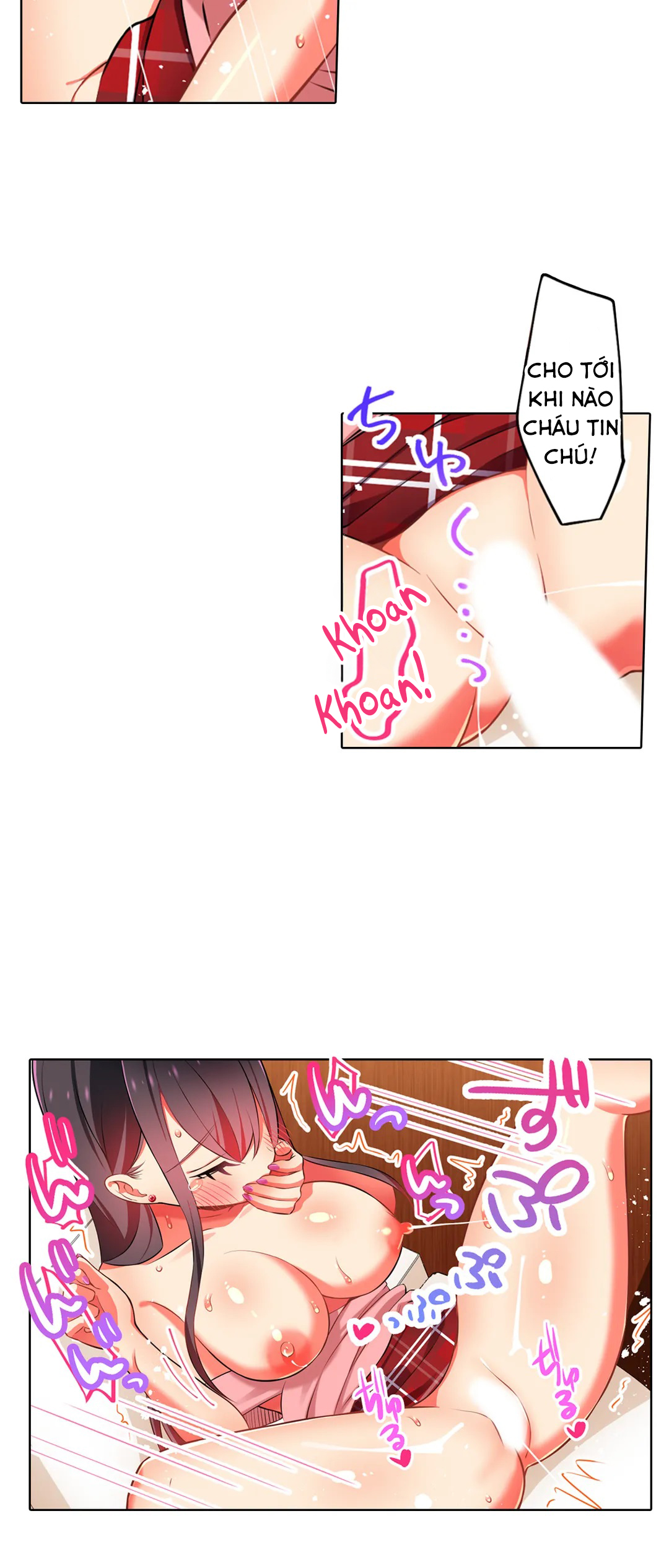 Đọc truyện hentai Chơi cháu gái tại bữa tiệc đồ ngủ! - Chap 24: Chơi cháu gái trong... nhà vệ sinh?!