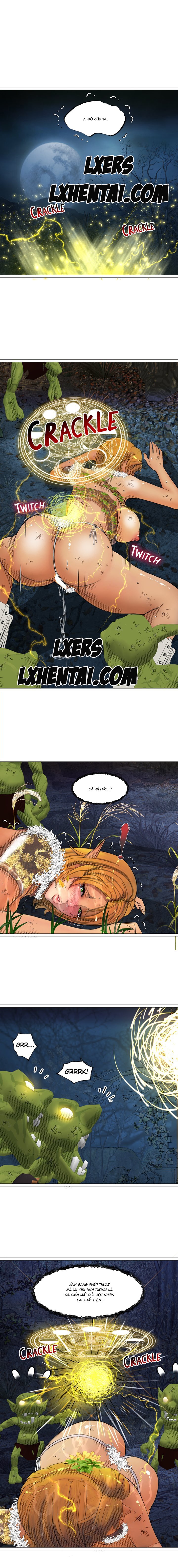 Đọc truyện hentai Nữ Hoàng Dark Elf Và Nô Lệ Orc - Chap 13