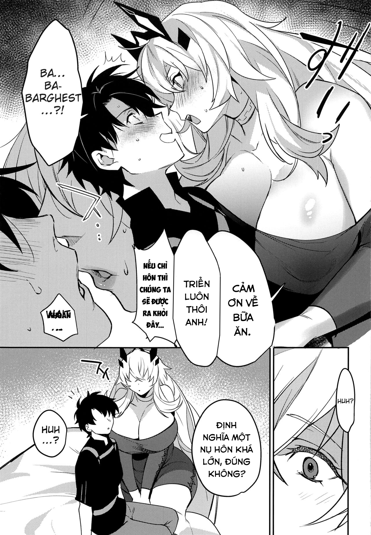 Đọc truyện hentai Kimi to Kiss Shinai to Derarenai Heya (Fate/Grand Order) - Oneshot
