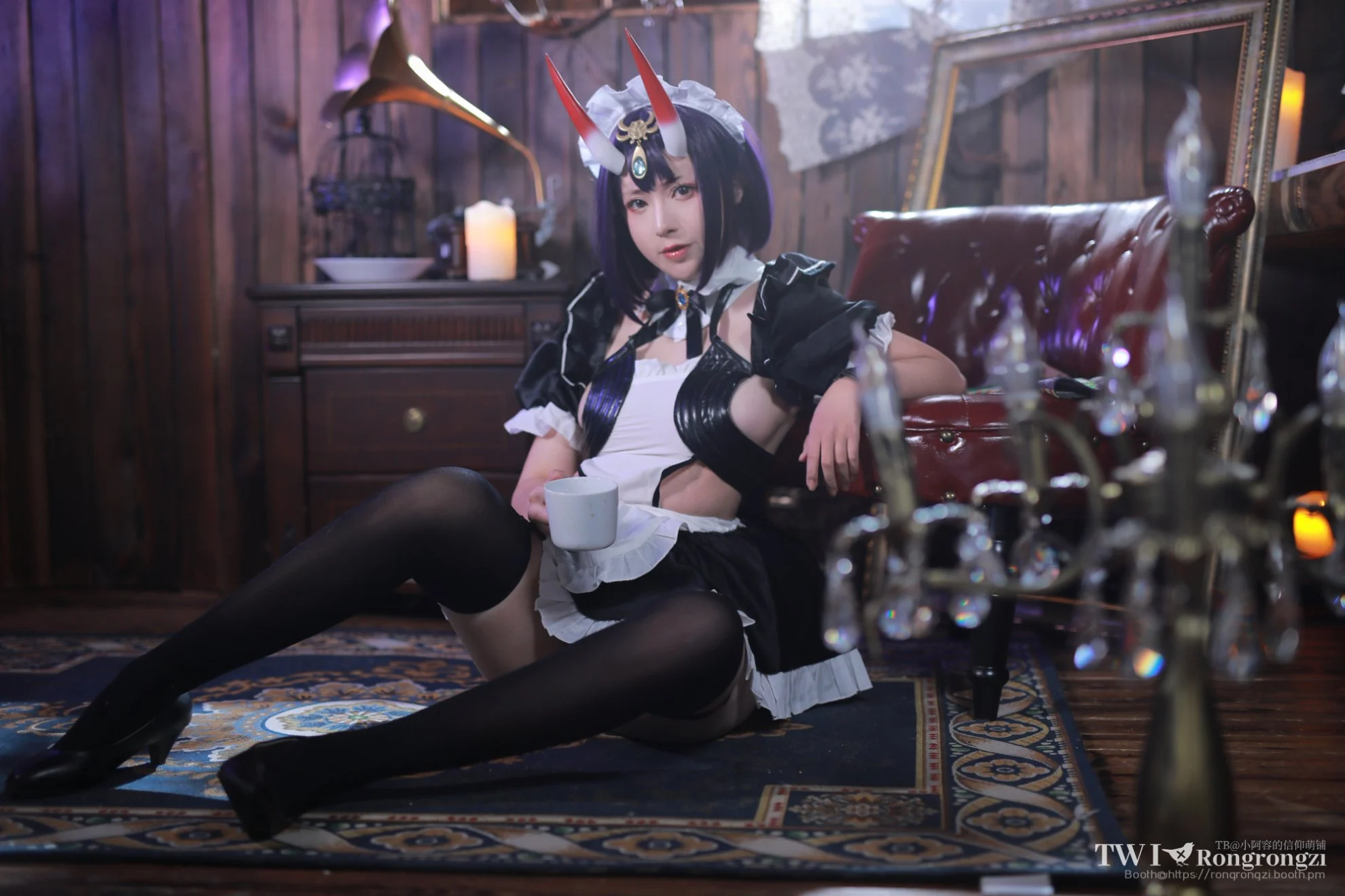Đọc truyện hentai Tuyển tập Albums siêu phẩm Cosplay - Chap 897 - [Xiao Rongzi Gugugu] Shuten Doushi Maid (Fate Grand Order)
