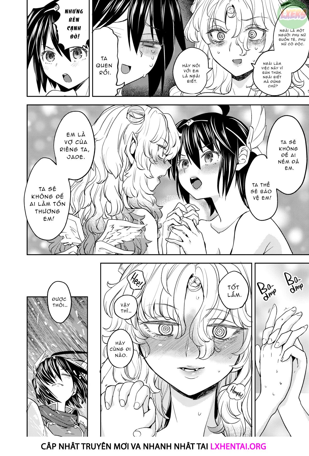 Đọc truyện hentai Tái sinh thành một nữ anh hùng có 5 người vợ quỷ - Chap 5