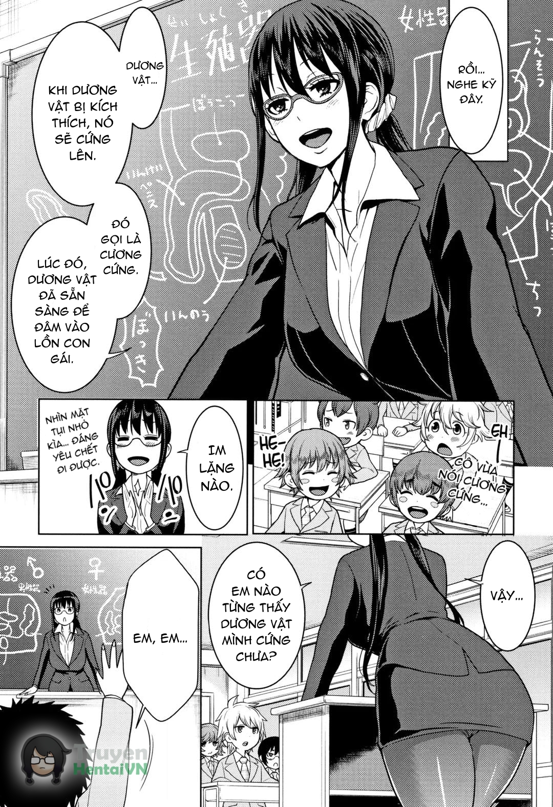 Đọc truyện hentai Yarisugi Seikyouiku! ~Hentai Onna Kyoushi Kikiippatsu~ - Oneshot