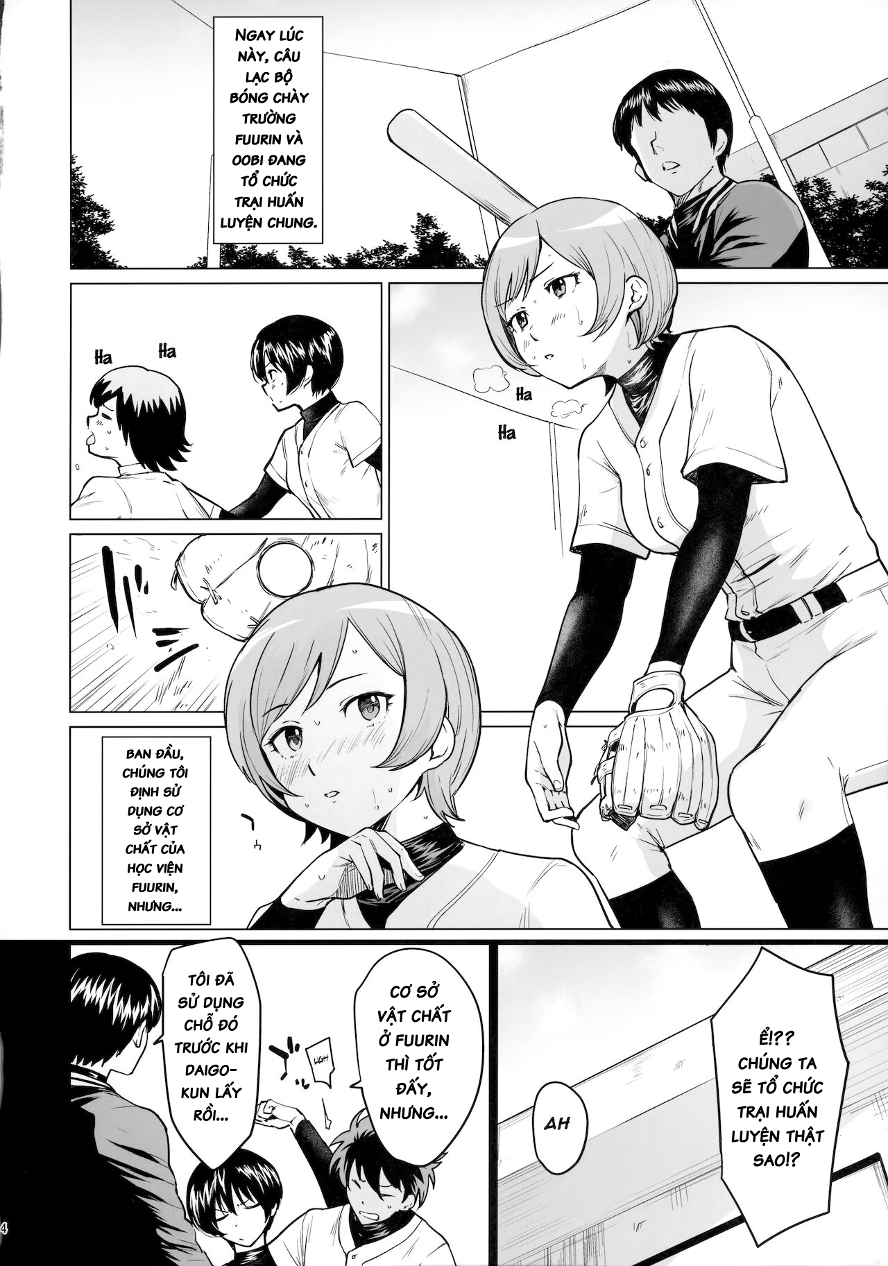 Đọc truyện hentai Fuurin-Oo Touki Gasshuku Report (MAJOR 2nd) - Oneshot