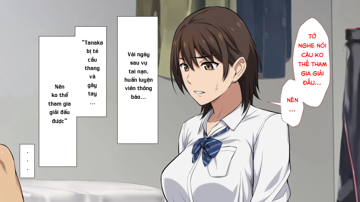 Đọc truyện hentai Netorareta JoshiMane ~Migite no Daida wa Ace no Kanojo~ - Chap 1