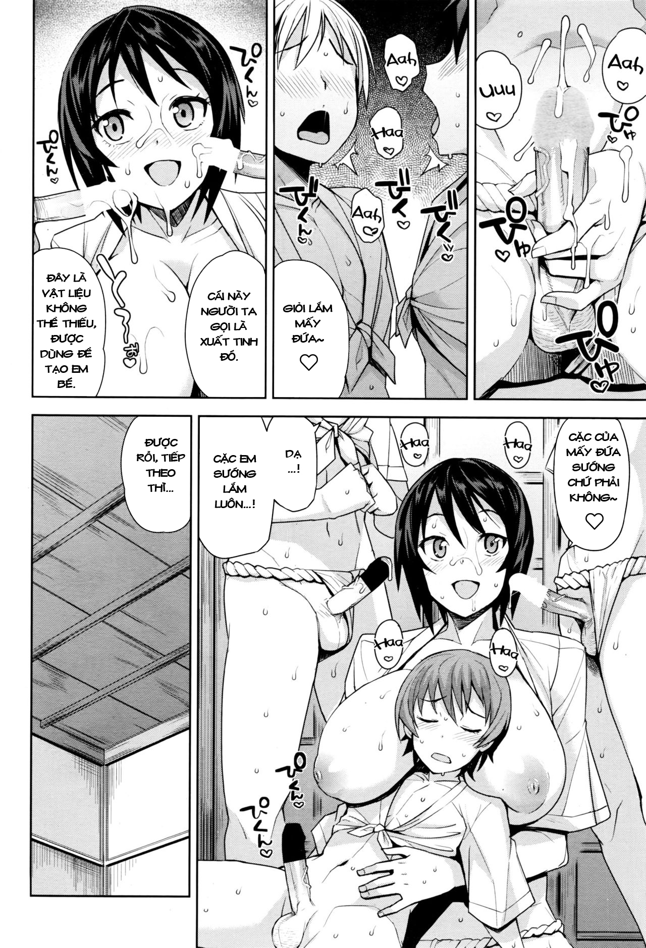 Đọc truyện hentai Mutsumi-san no Hanshoku Katsudou Kiroku - Chap 2: May mắn trở thành cô giáo Thảo