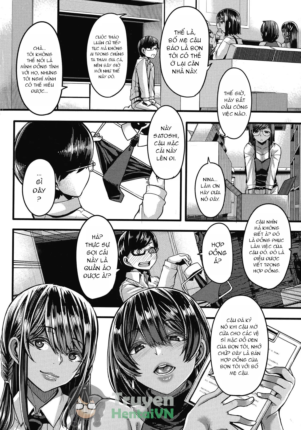 Đọc truyện hentai Kasshoku Hime to Himitsu no Keiyaku - Chap 1