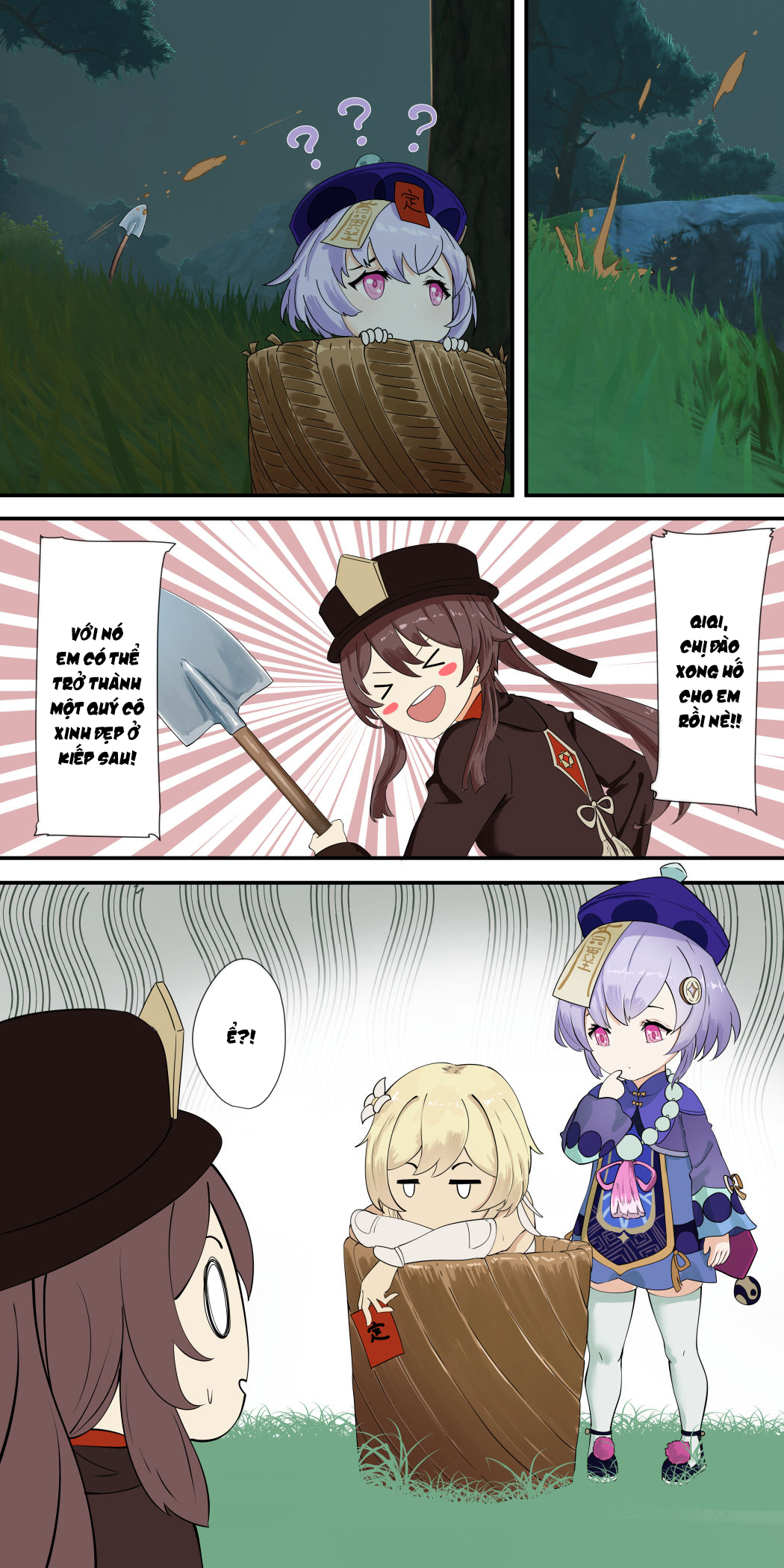 Đọc truyện hentai Hu Tao's Calvary - Oneshot