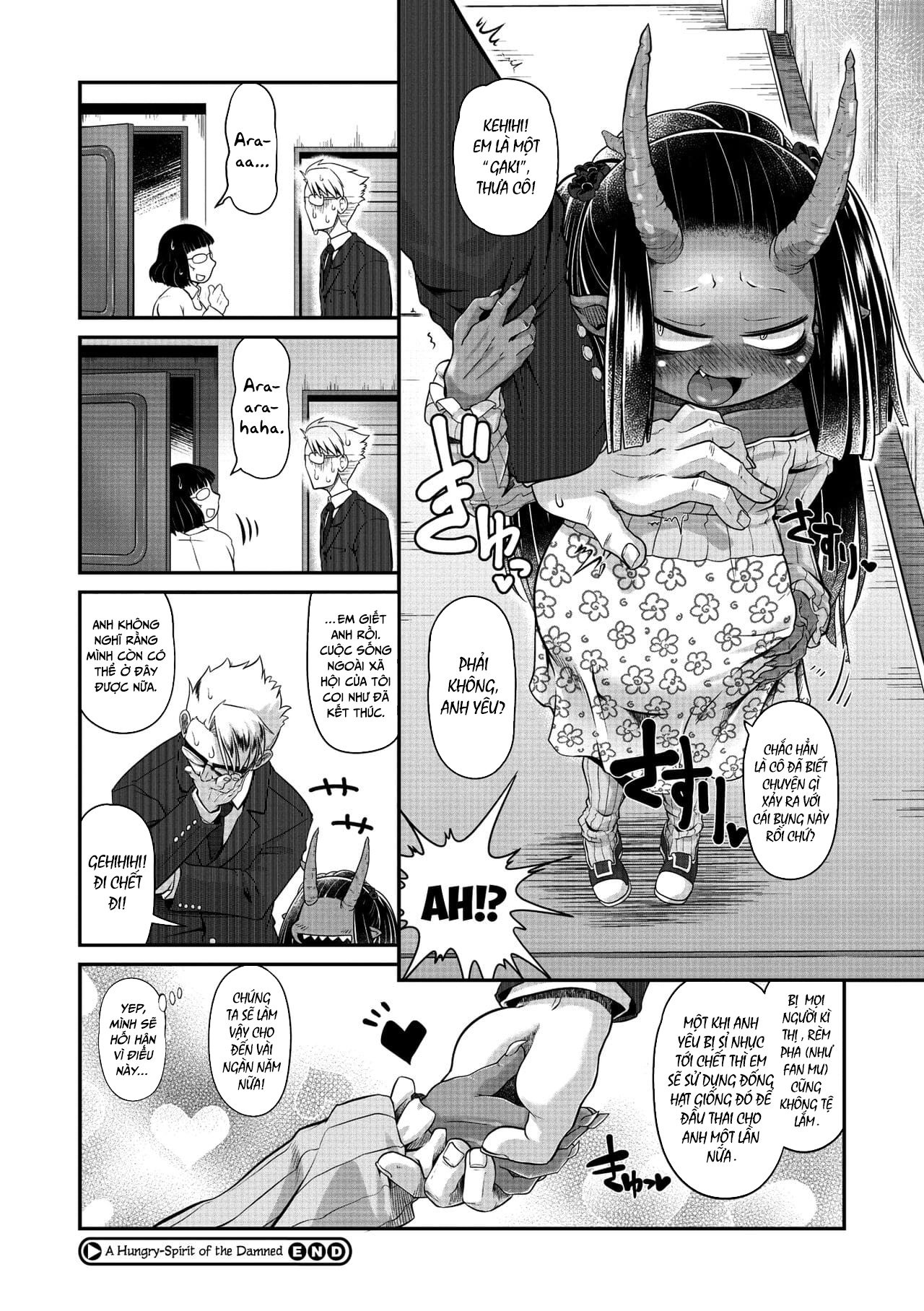 Đọc truyện hentai Một linh hồn đói bụng cứ đeo bám lấy tôi - Oneshot