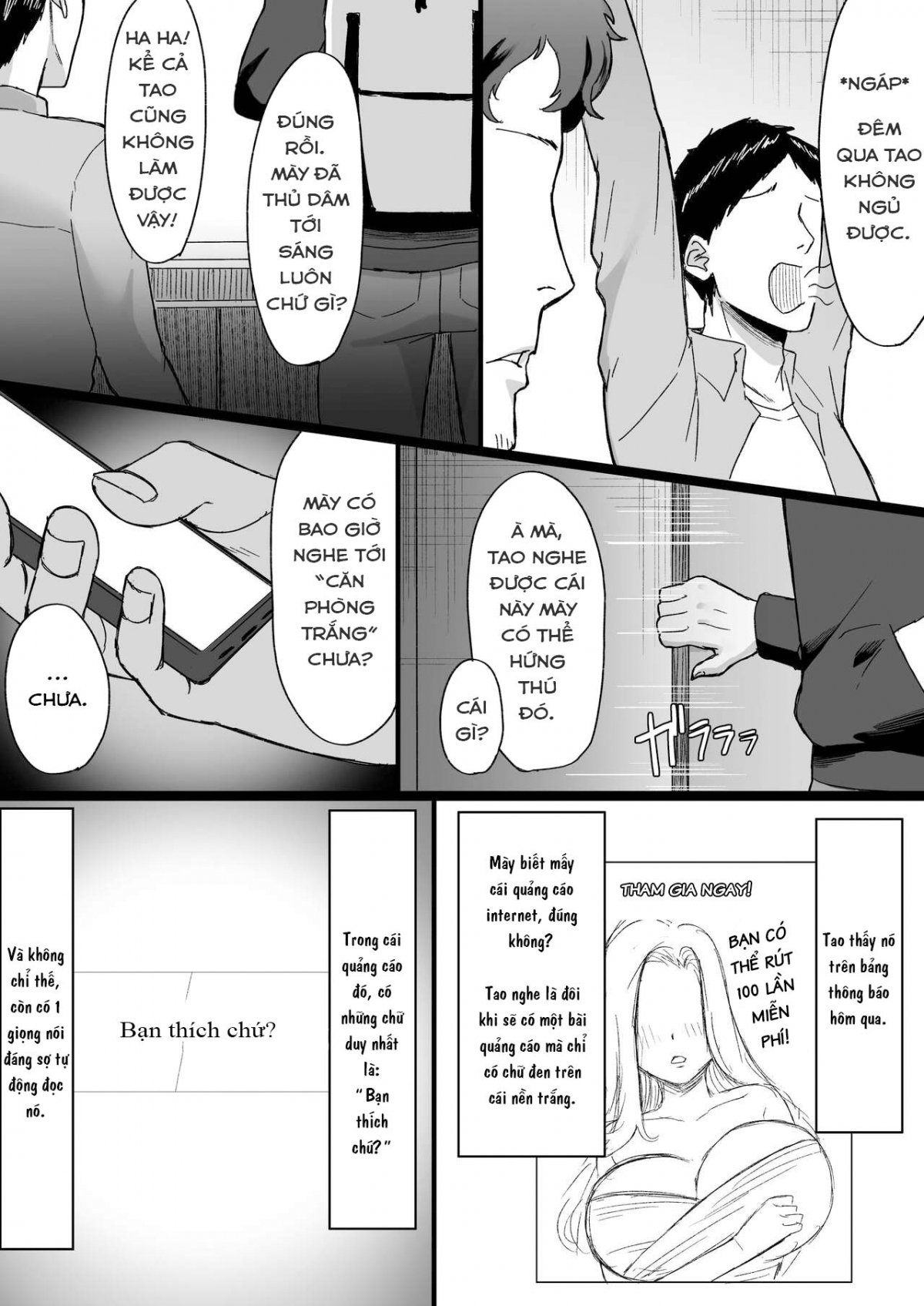 Đọc truyện hentai Shiroi Heya ~Mukanjou Bakunyuu Yuurei ni Shinu made Shiboritorareru~ - Oneshot