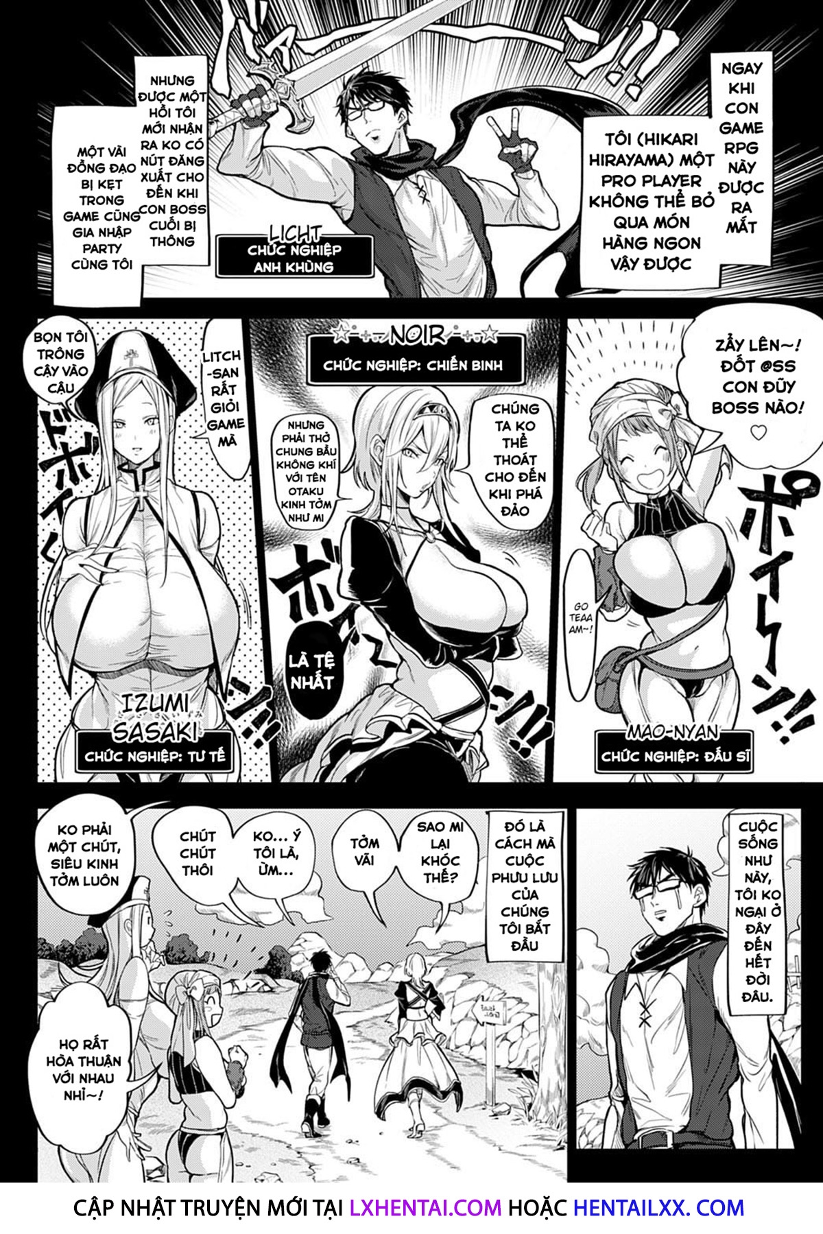 Đọc truyện hentai My story with my Harem in another world - Chap 1