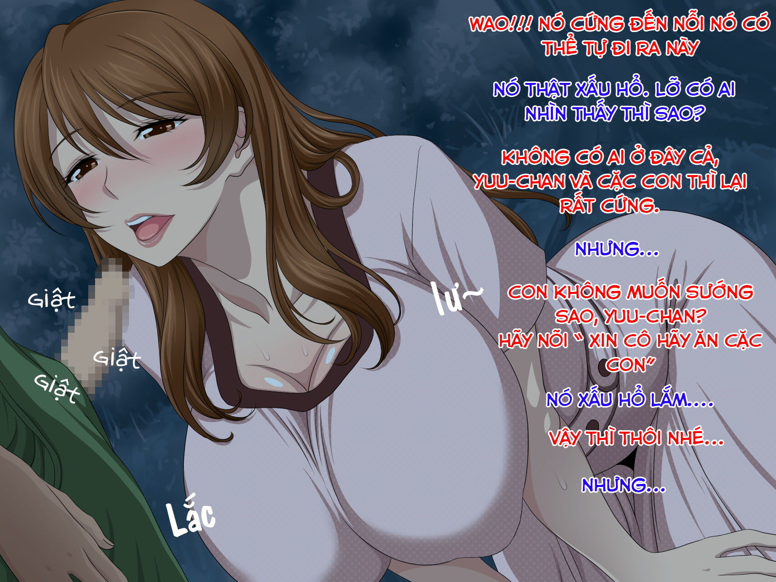 Đọc truyện hentai Oba-san to Oikko no Love Love Haramase Natsuyasumi - Chap 5