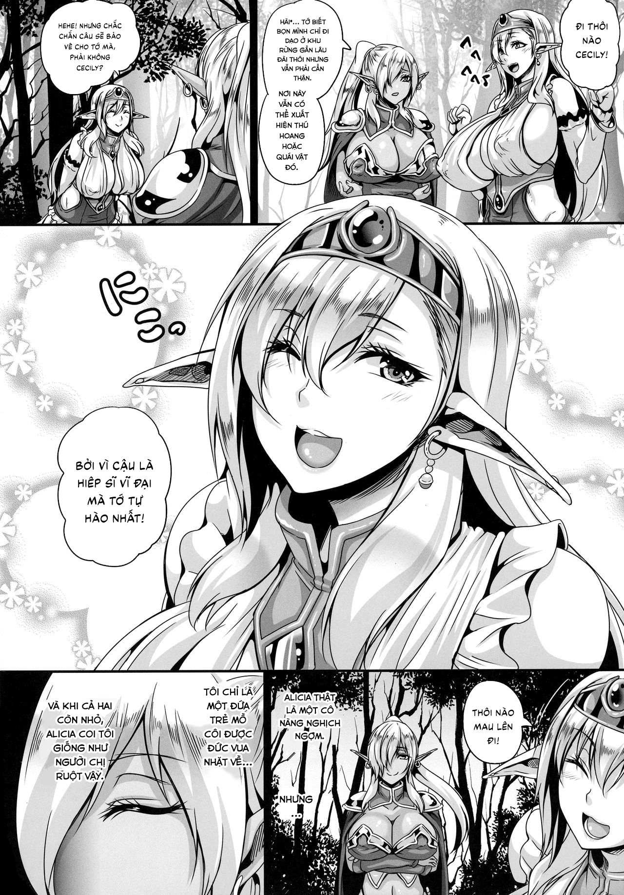 Đọc truyện hentai Reishuu No Dark Elf - Chap 1