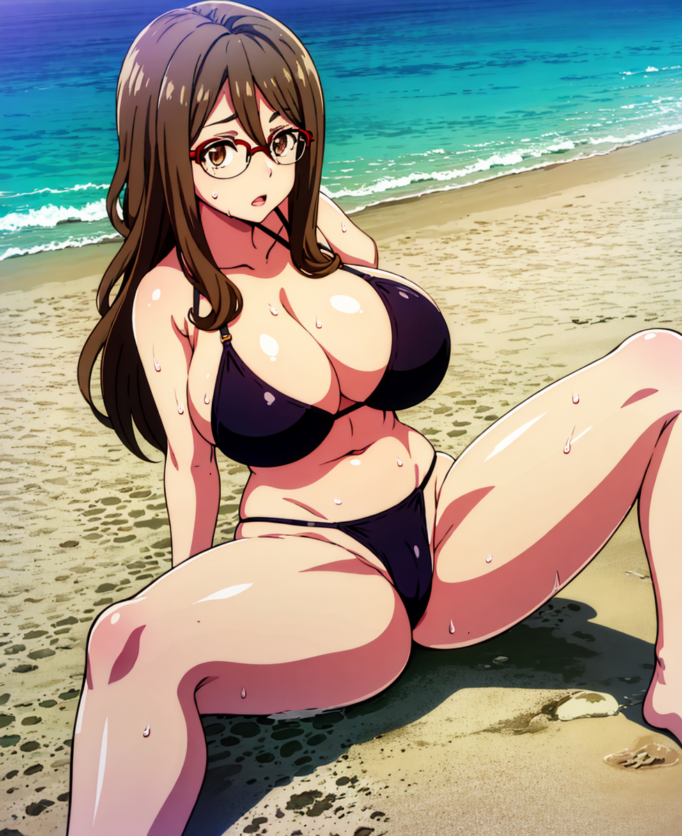Đọc truyện hentai Tuyển tập Albums Art hentai - Chap 238 - Big Tits Bikini Mizuki